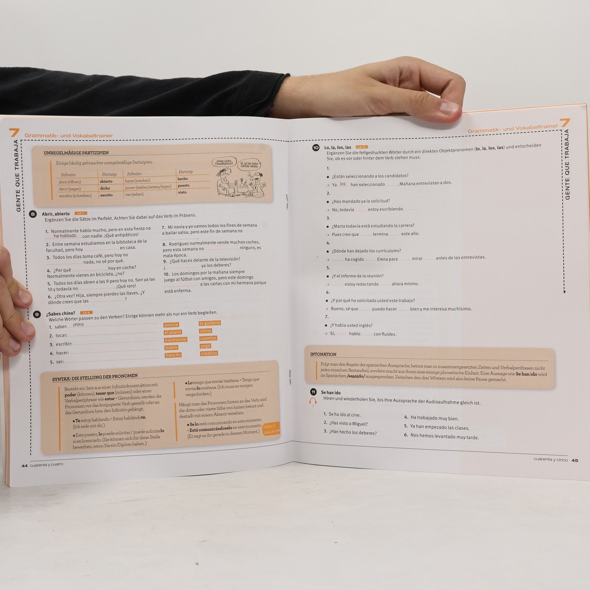 Gente Hoy - 1: Grammatik- und Vokabeltrainer