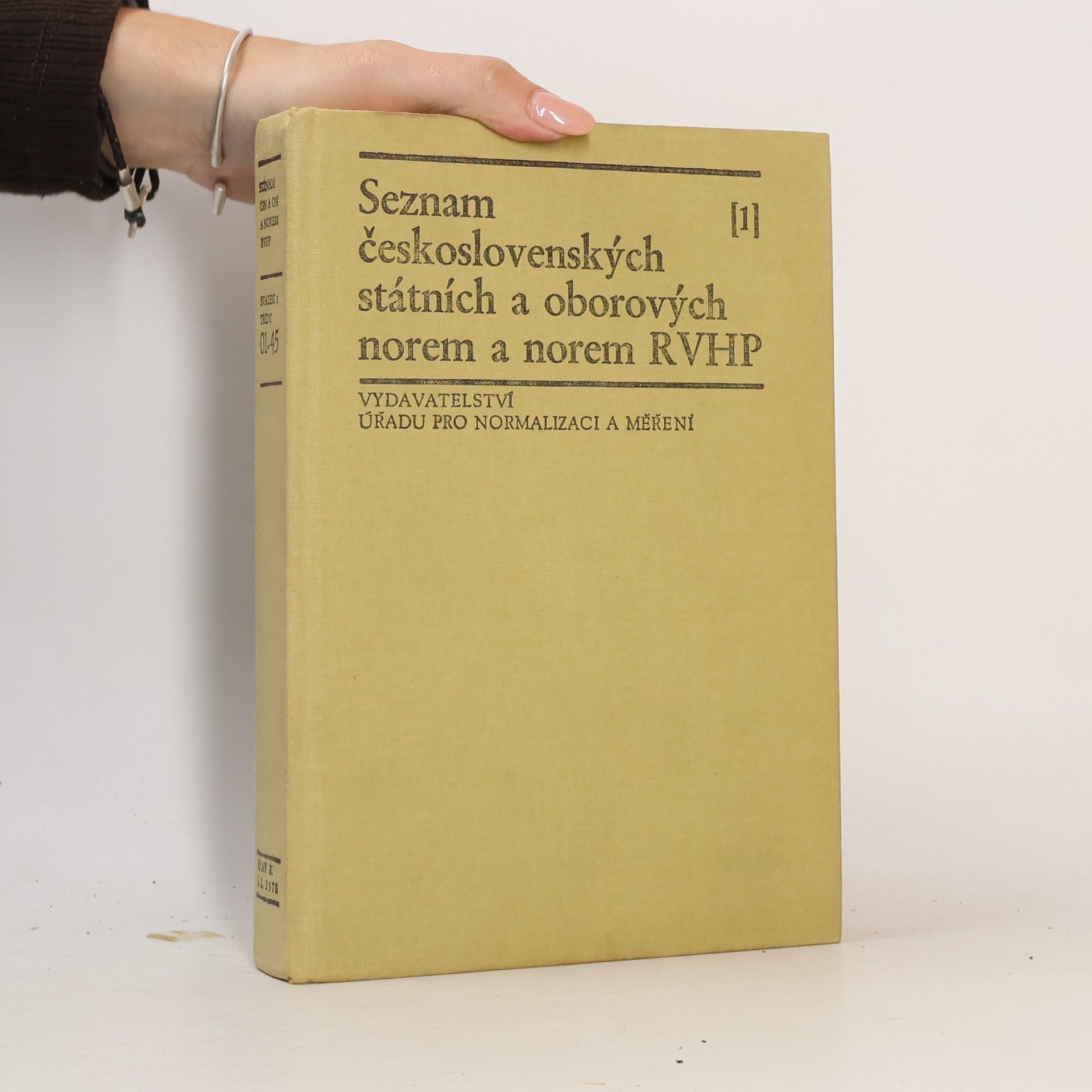 Various authors Seznam československých státních a oborových norem a norem RVHP 1