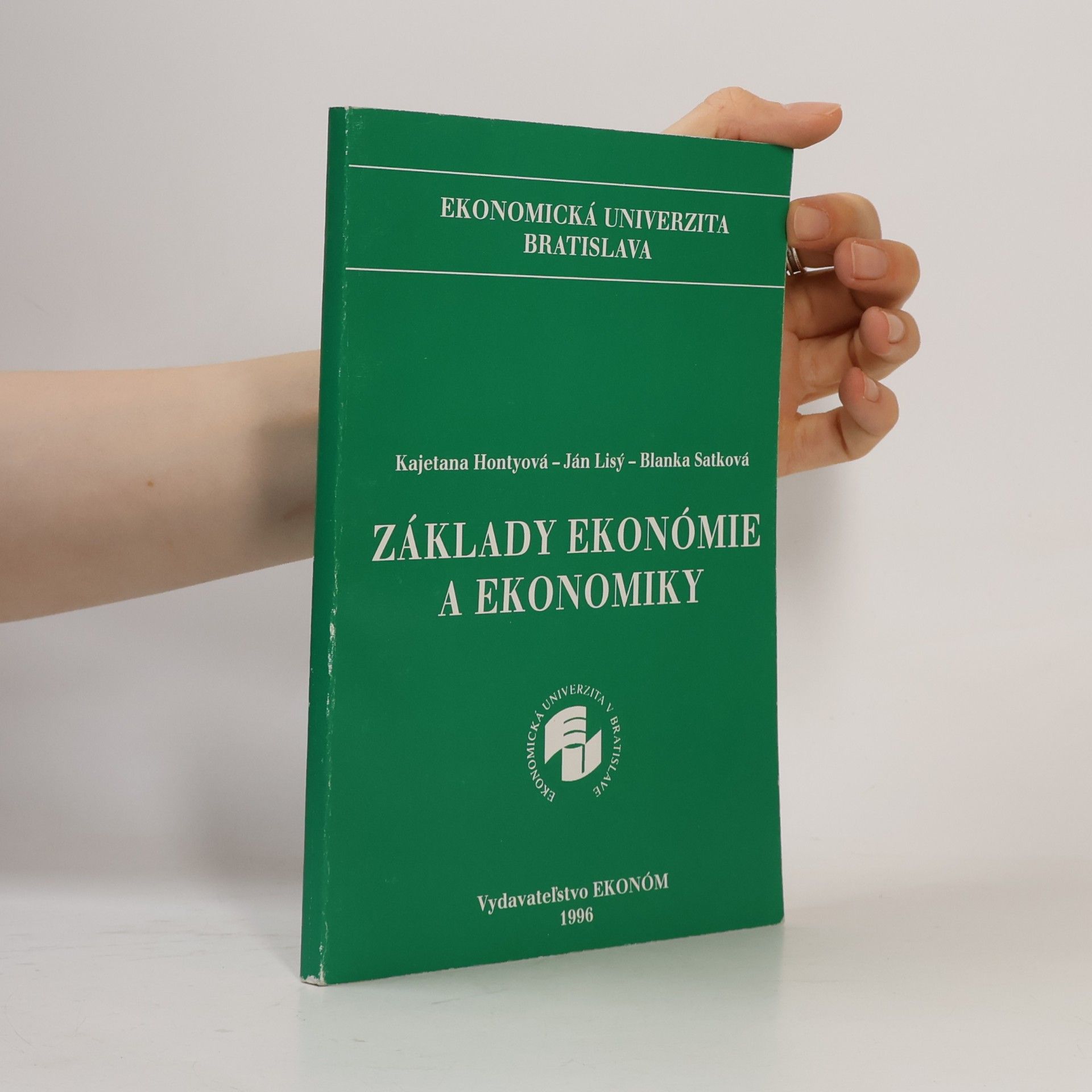 Ján Lisý Základy ekonómie a ekonomiky