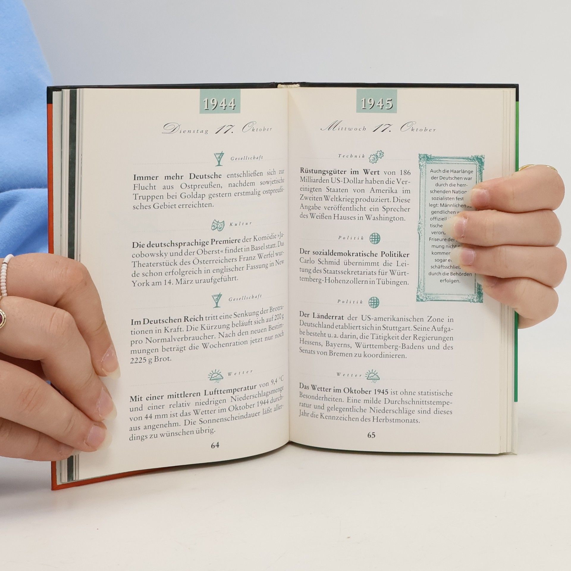 Die Persönliche Chronik, in 366 Bdn., 17. Oktober