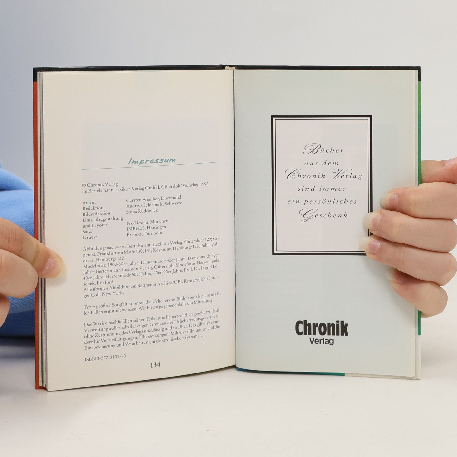 Die Persönliche Chronik, in 366 Bdn., 17. Oktober