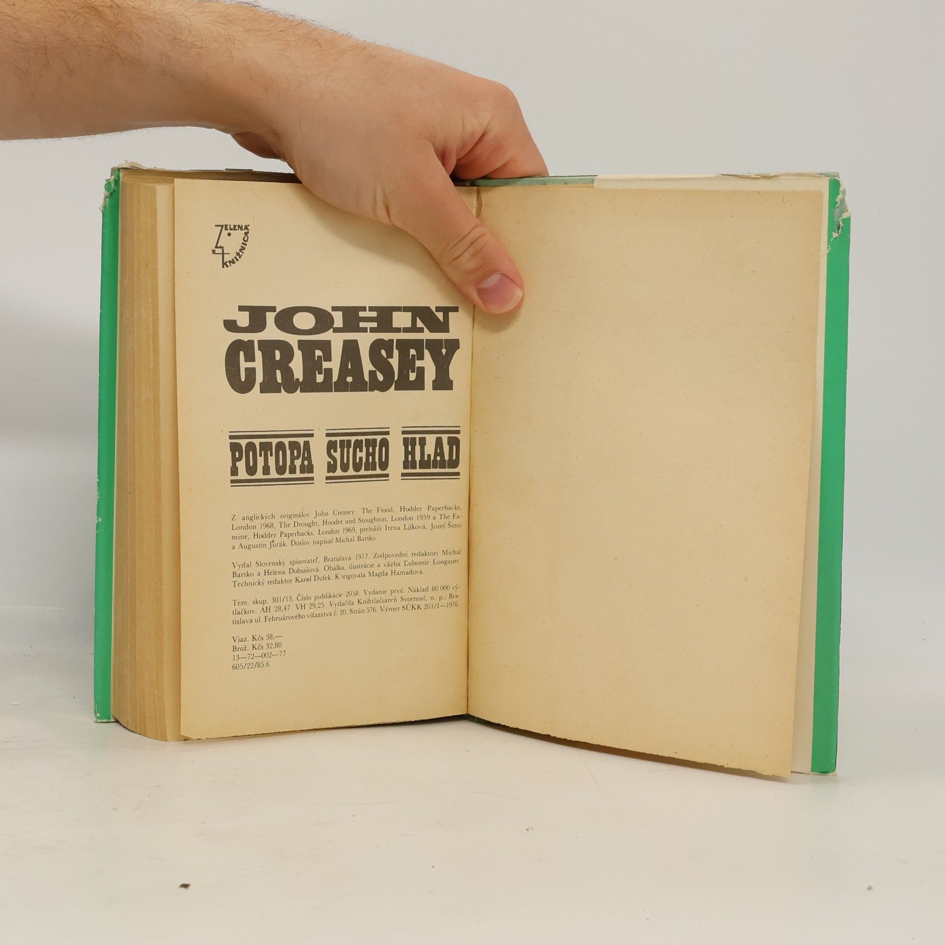 John Creasey Potopa. Sucho. Hlad