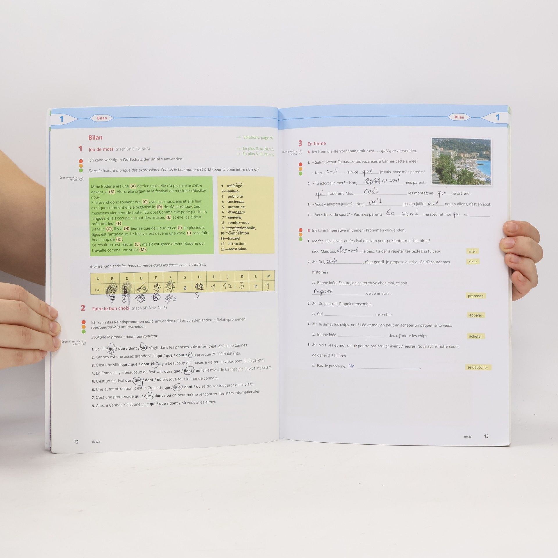 KLETT Cahier d'activités m. Audio-MP3-CD, Video-DVD und Übungssoftware-CD (Klasse 10)