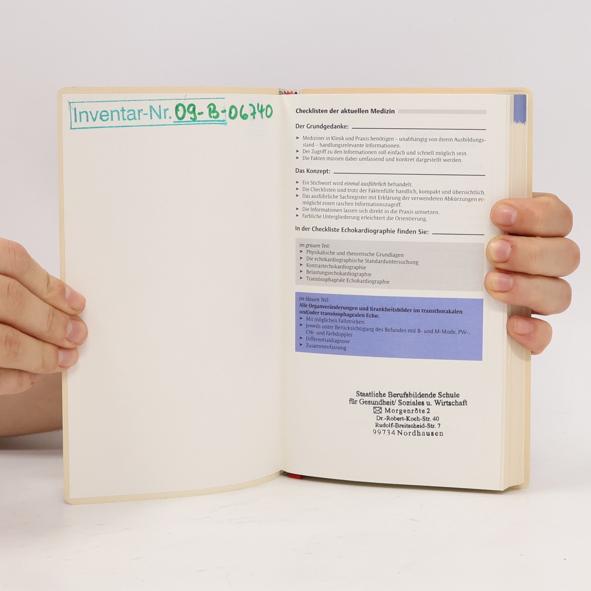 Thomas Böhmeke Checkliste Echokardiographie