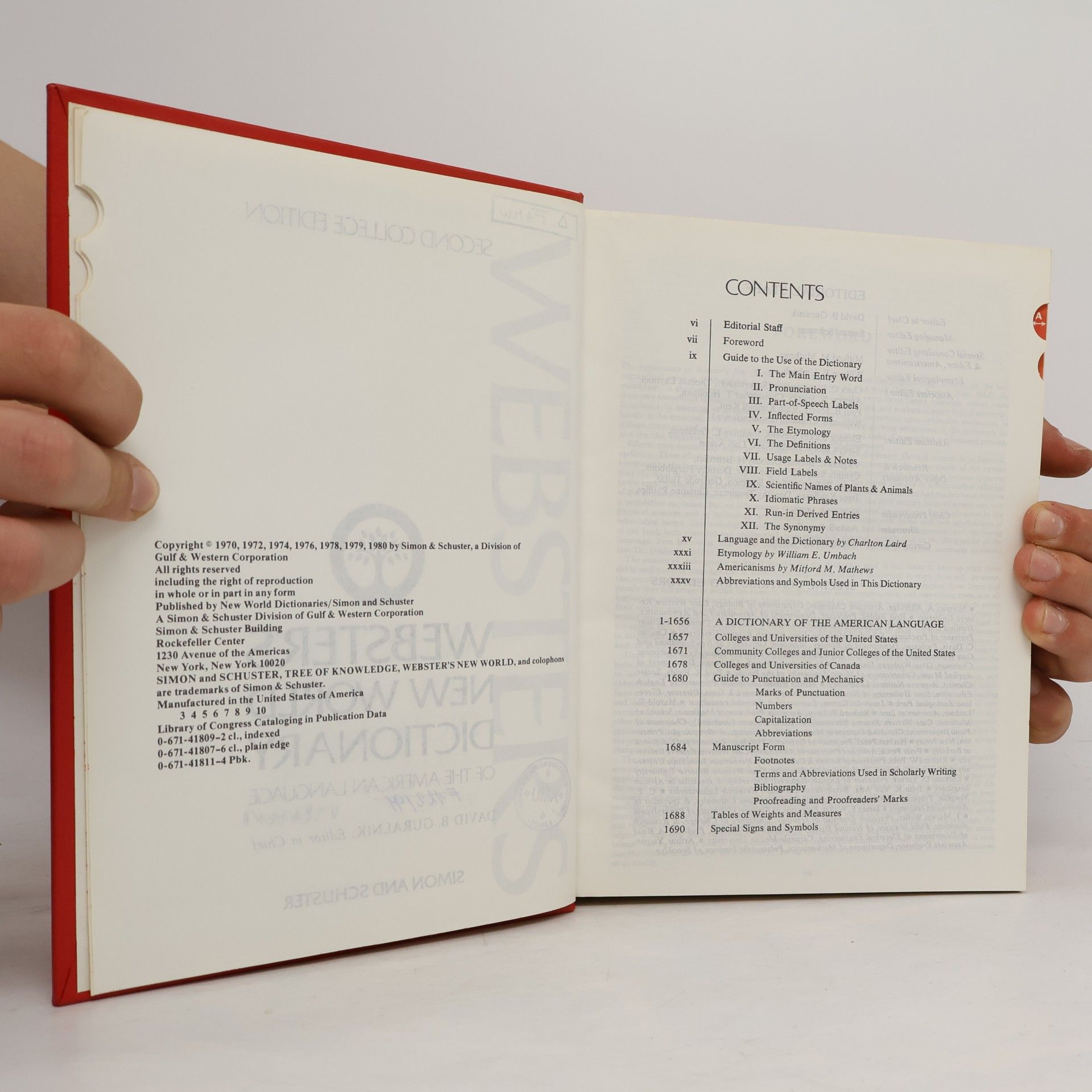 AA.VV. Webster's New World Dictionary of the American Language