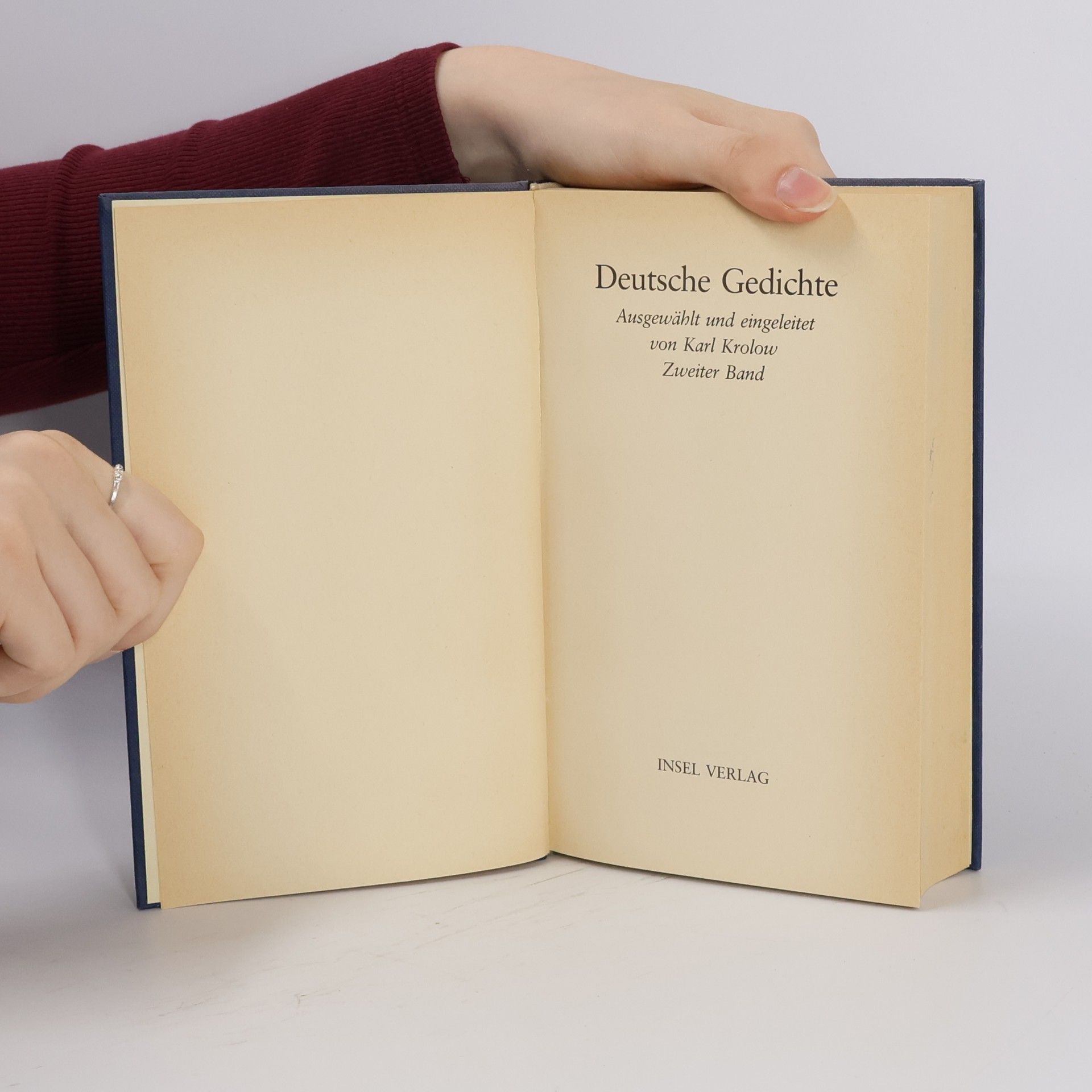 Karl Krolow Deutsche Gedichte II
