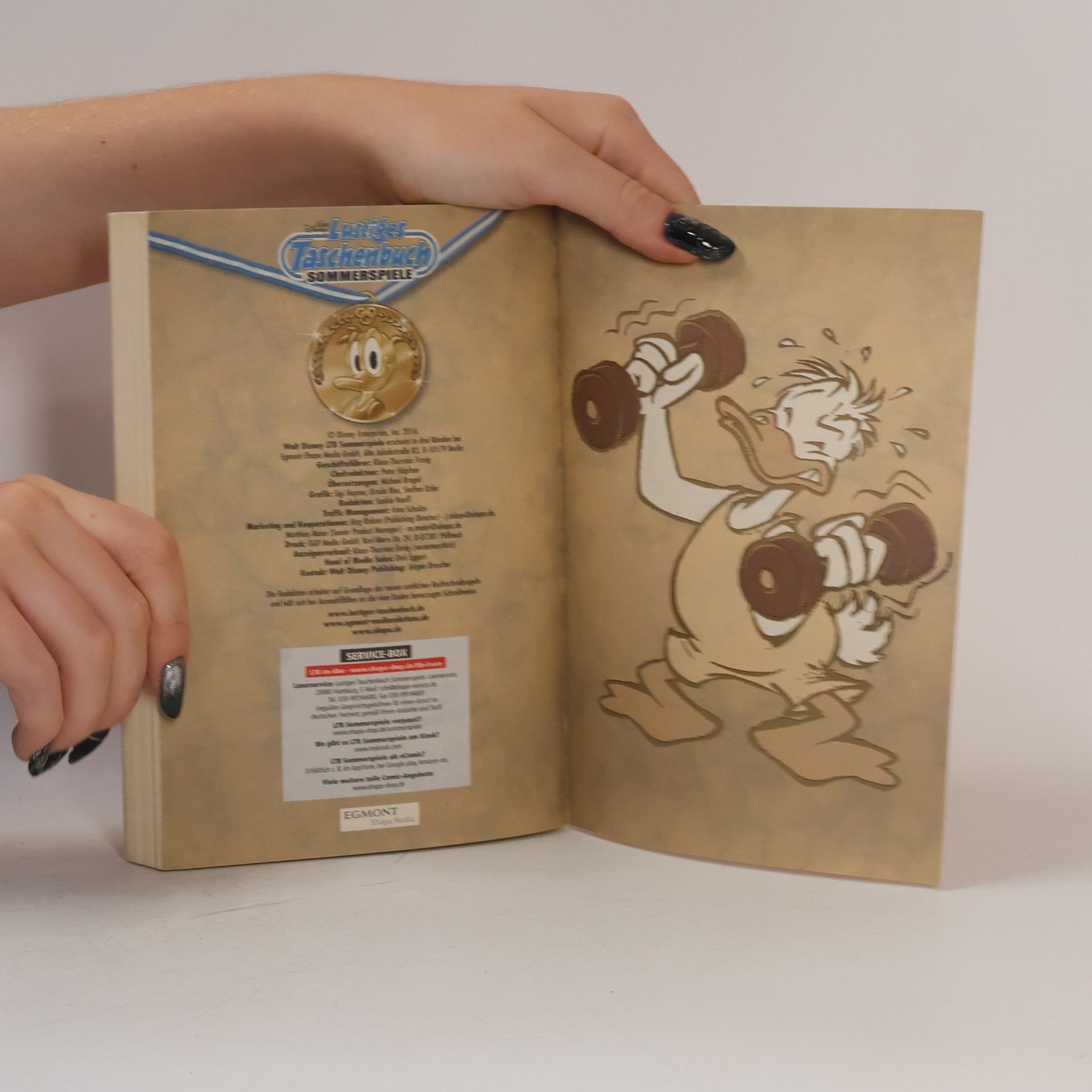 Walt Disney Lustiges Taschenbuch. Sommerspiele. Bronze!