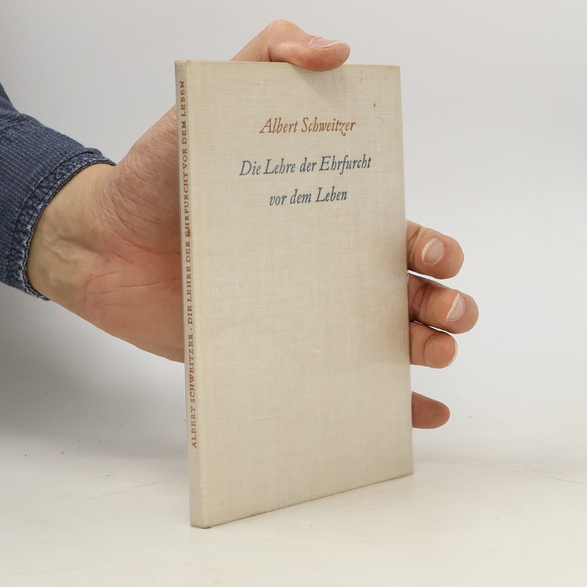 Albert Schweitzer Die Lehre der Ehrfurcht vor dem Leben