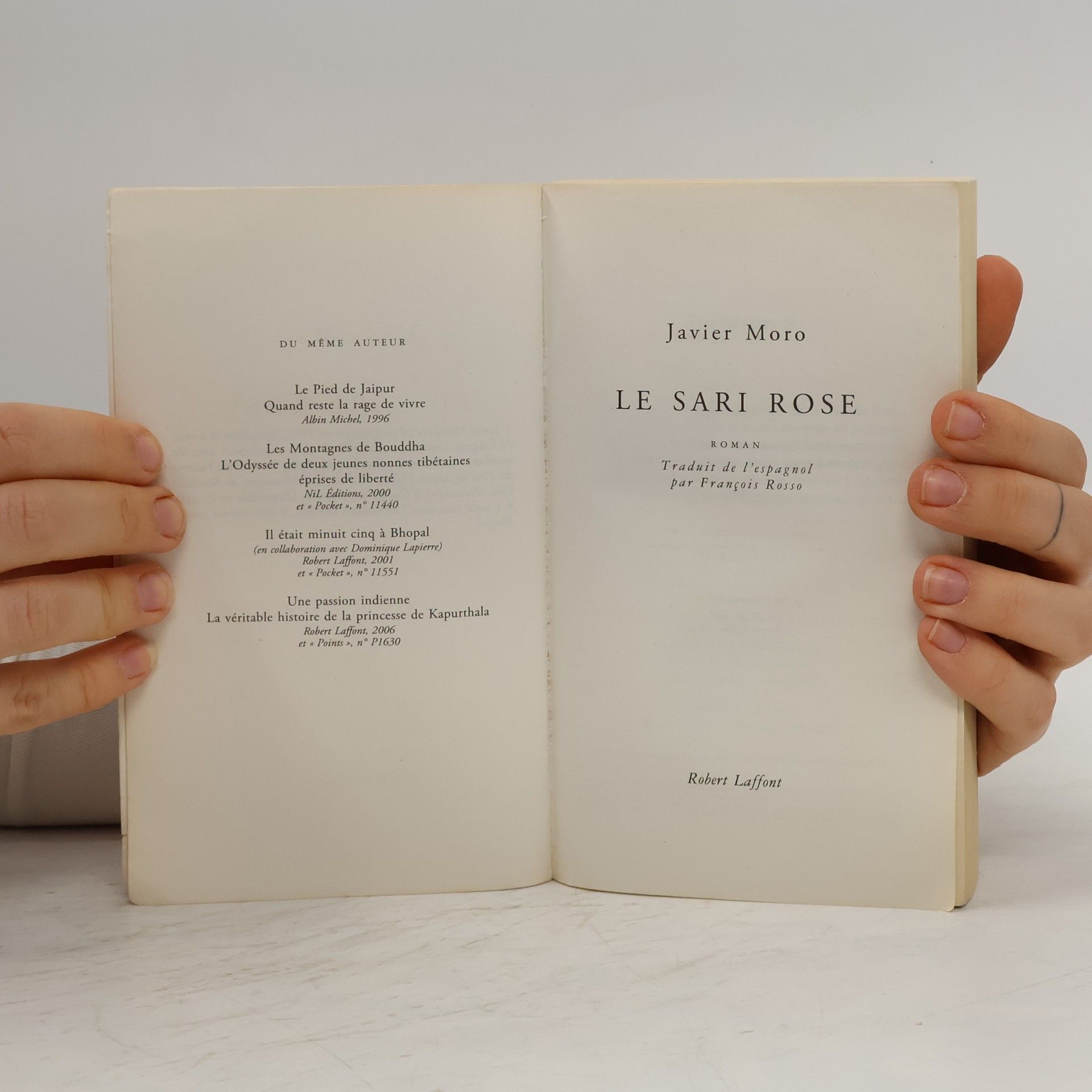 Javier Moro Le sari rose