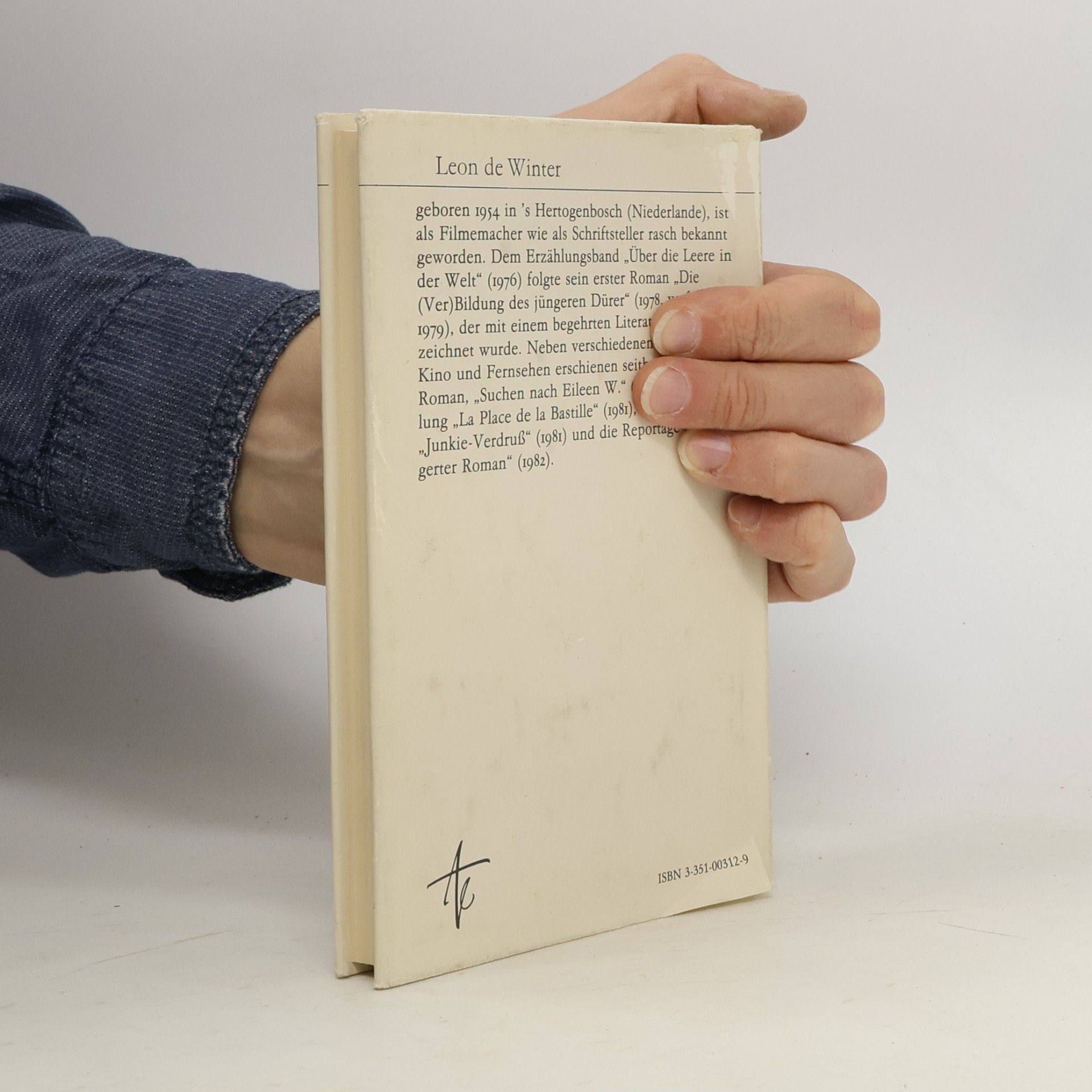 Leon de Winter Die (Ver)Bildung des jüngeren Dürer