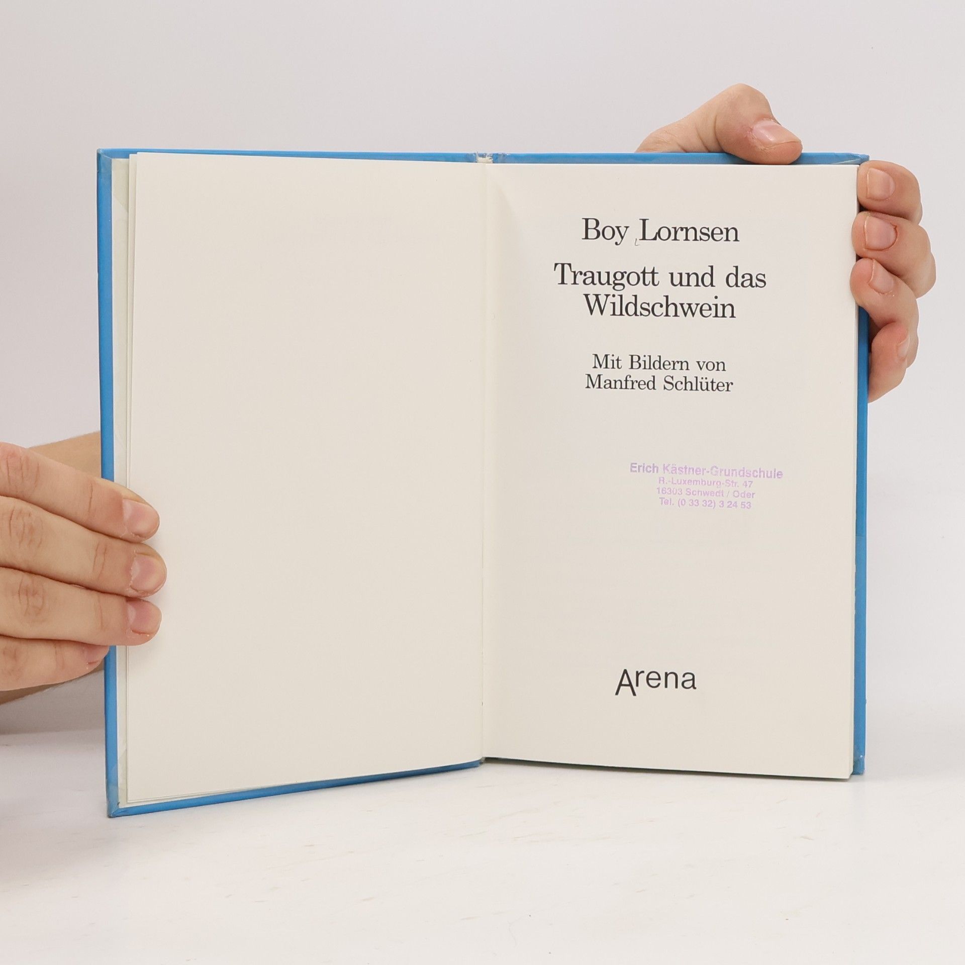 Boy Lornsen Traugott und das Wildschwein