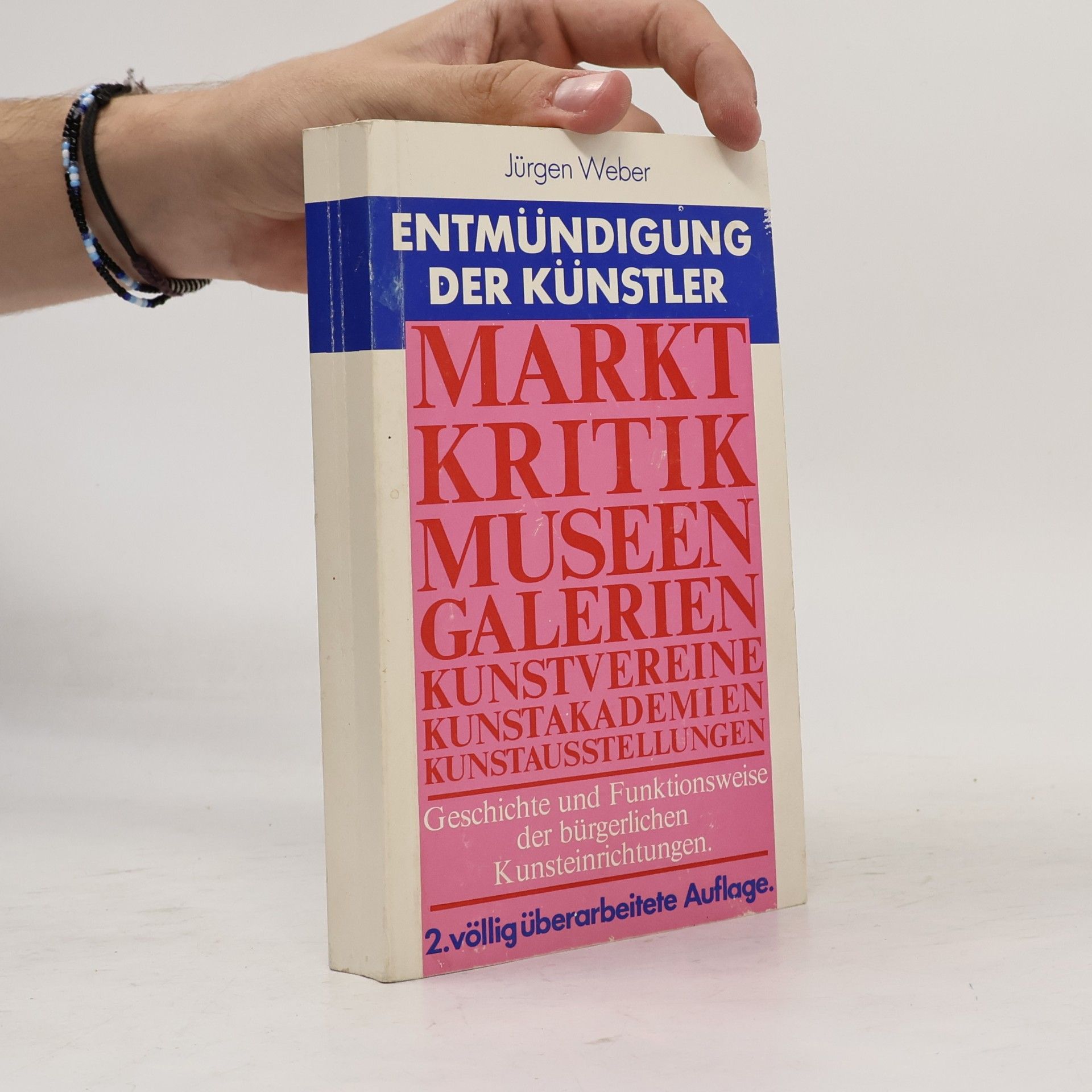 Kultur, Theorie und Politik: Entmündigung der Künstler