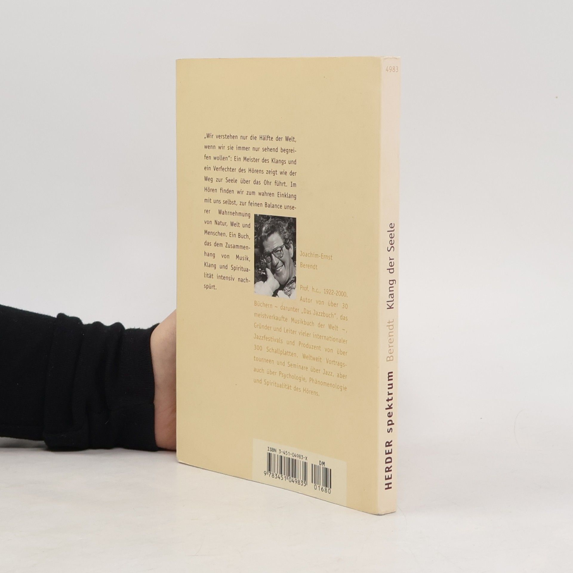 Joachim Ernst Berendt Der Klang der Seele