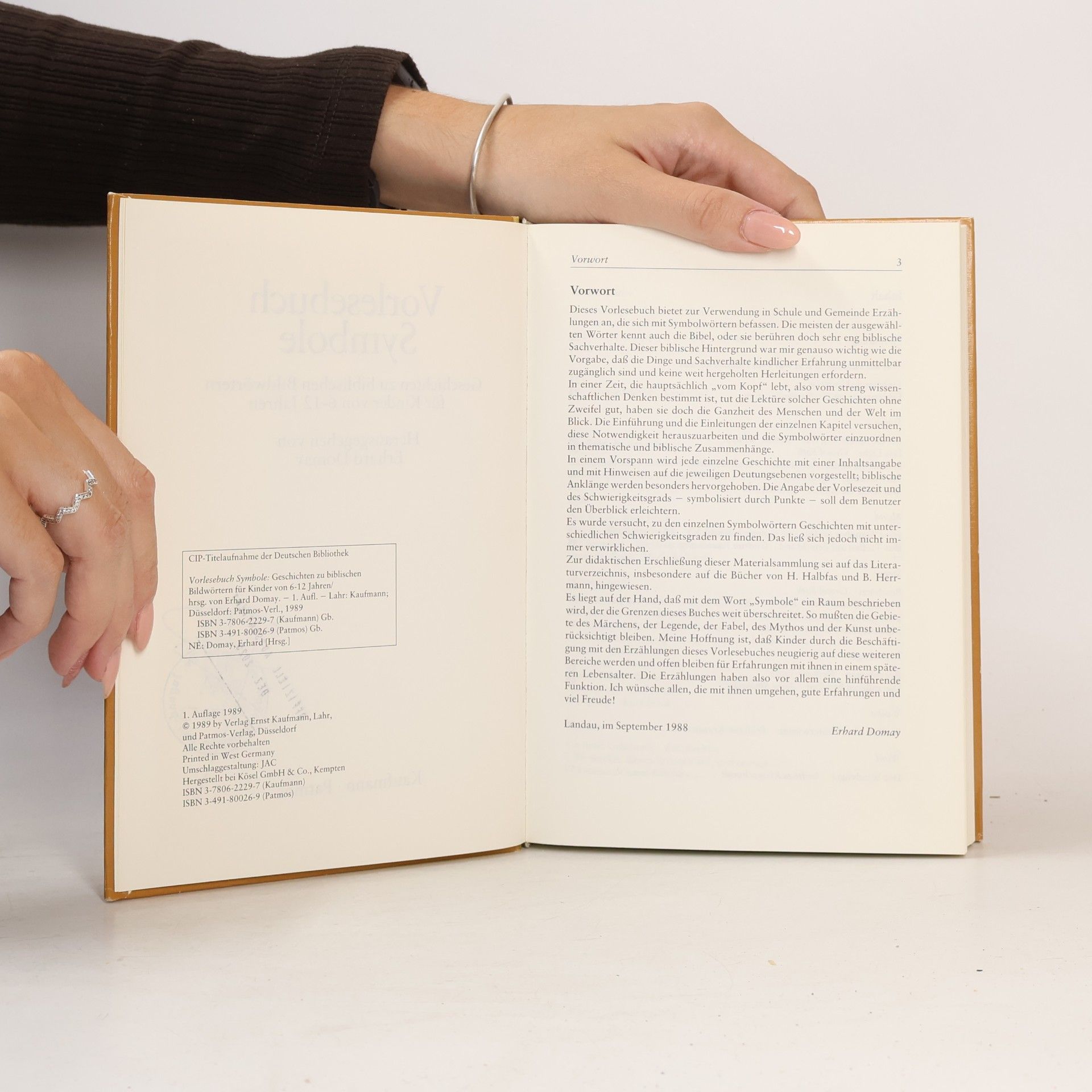 Vorlesebuch Symbole. Geschichten zu biblischen Bildwörtern