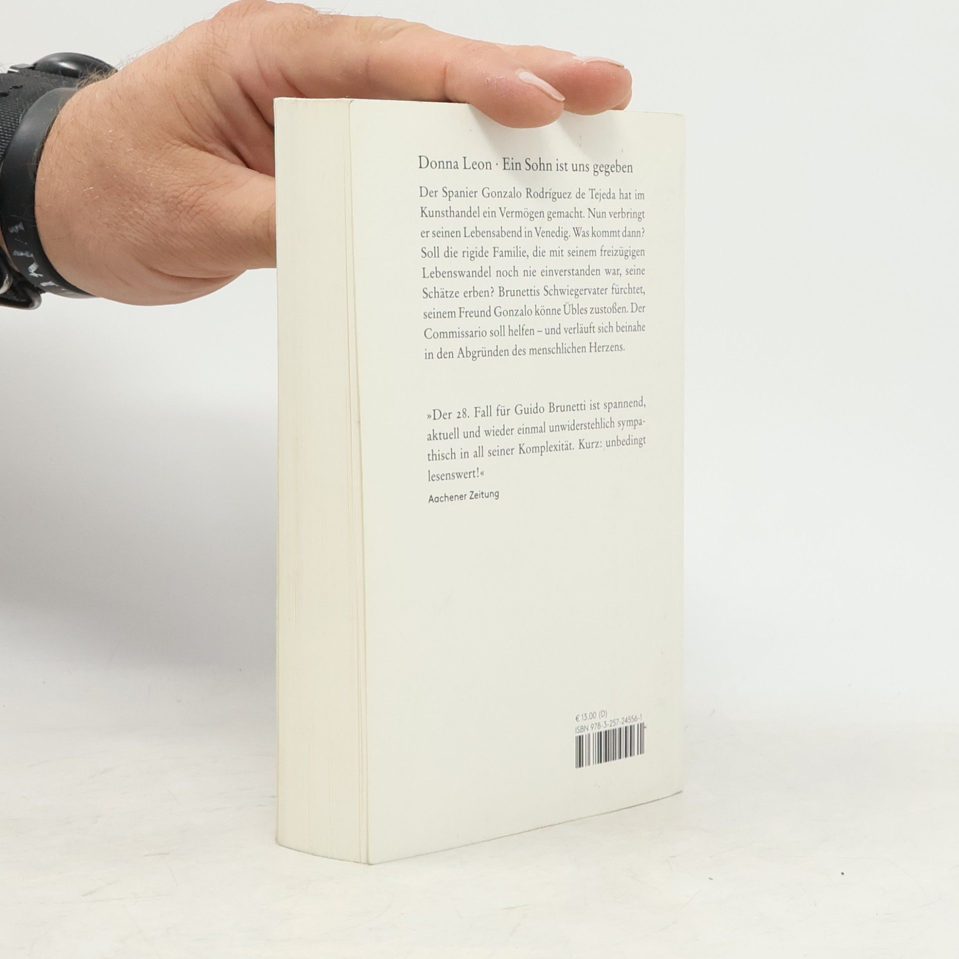 Donna Leon Ein Sohn ist uns gegeben