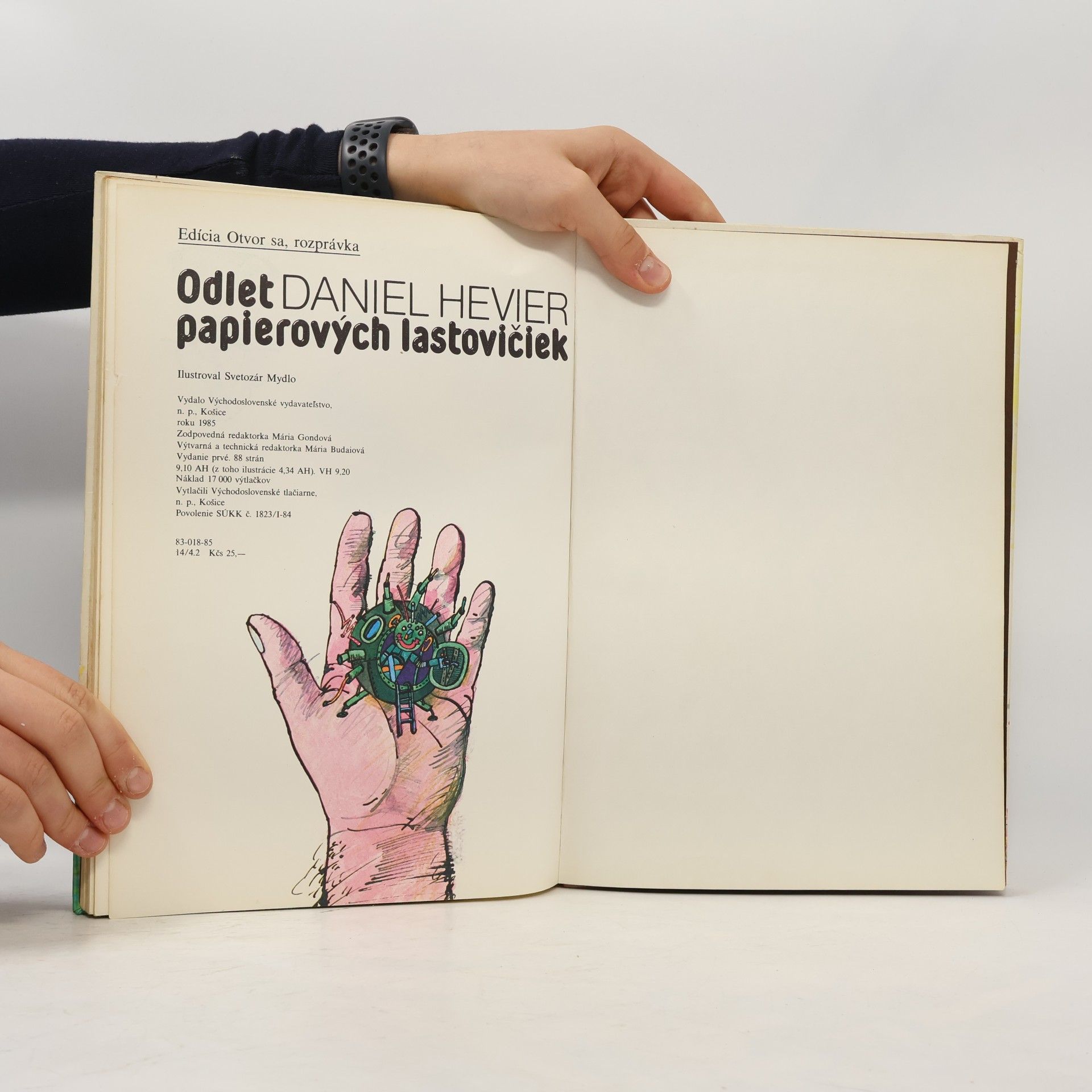 Daniel Hevier Odlet papierových lastovičiek
