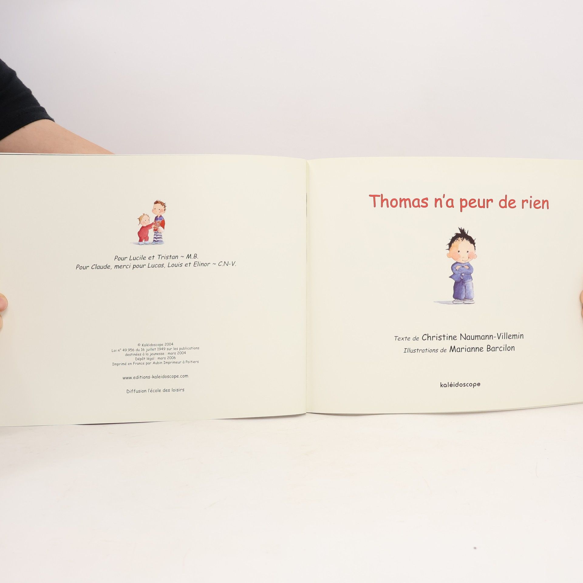 Naumann-Villemin Christine Thomas n'a peur de rien