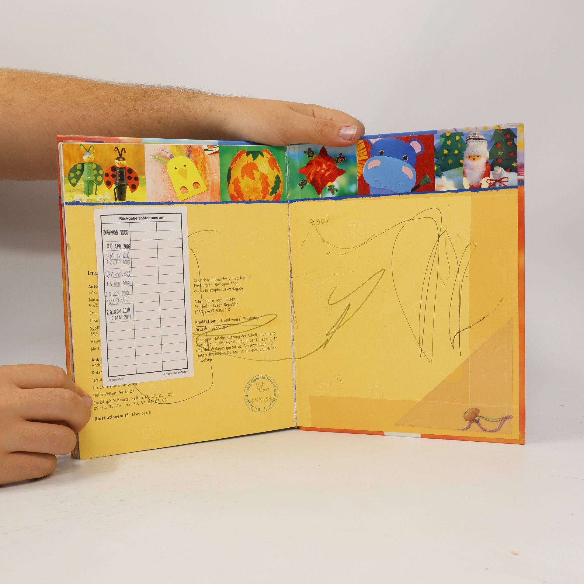 Erika Bock Das Bastelbuch für kleine Hände
