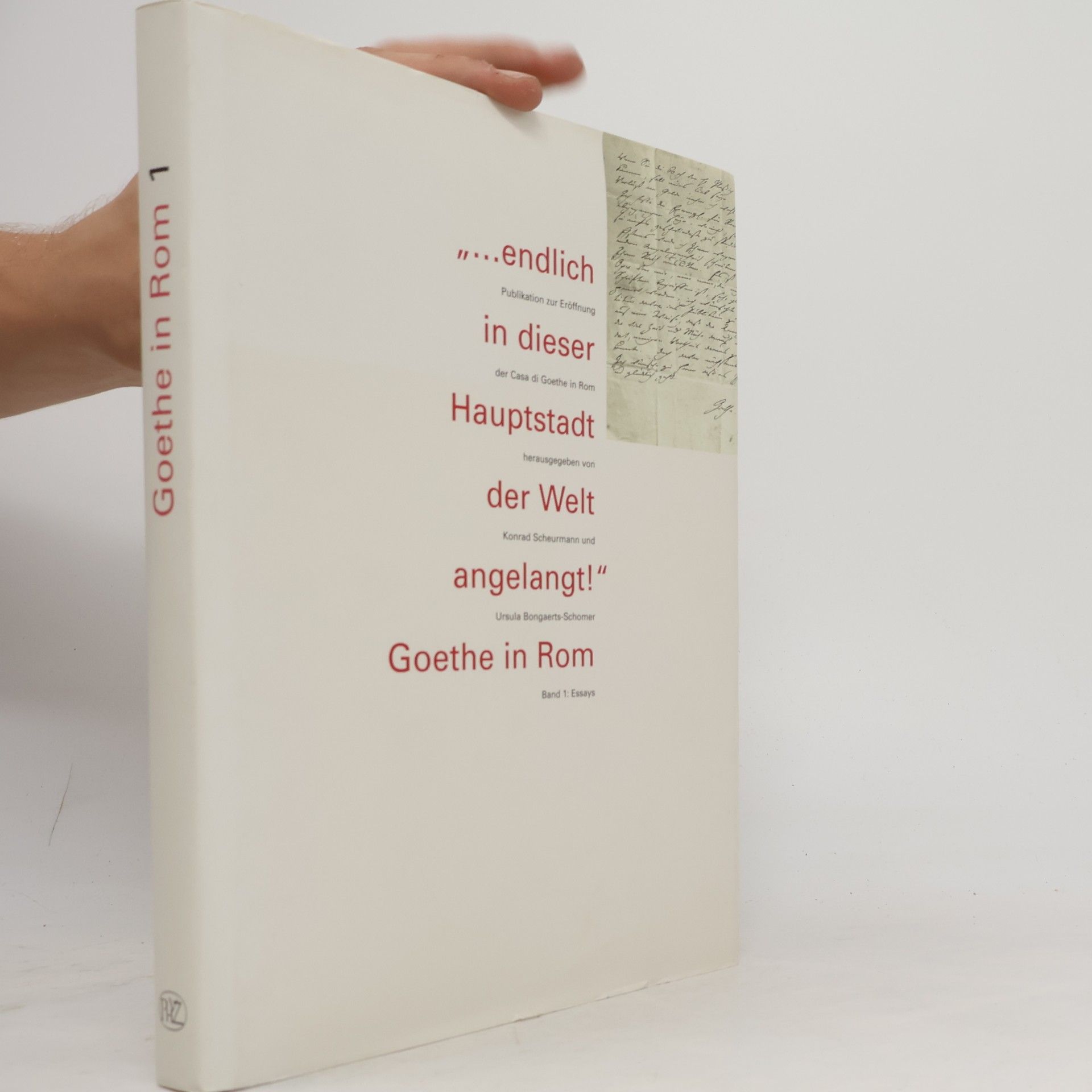 Auteurscollectief Goethe in Rome, Volume 1. Essays