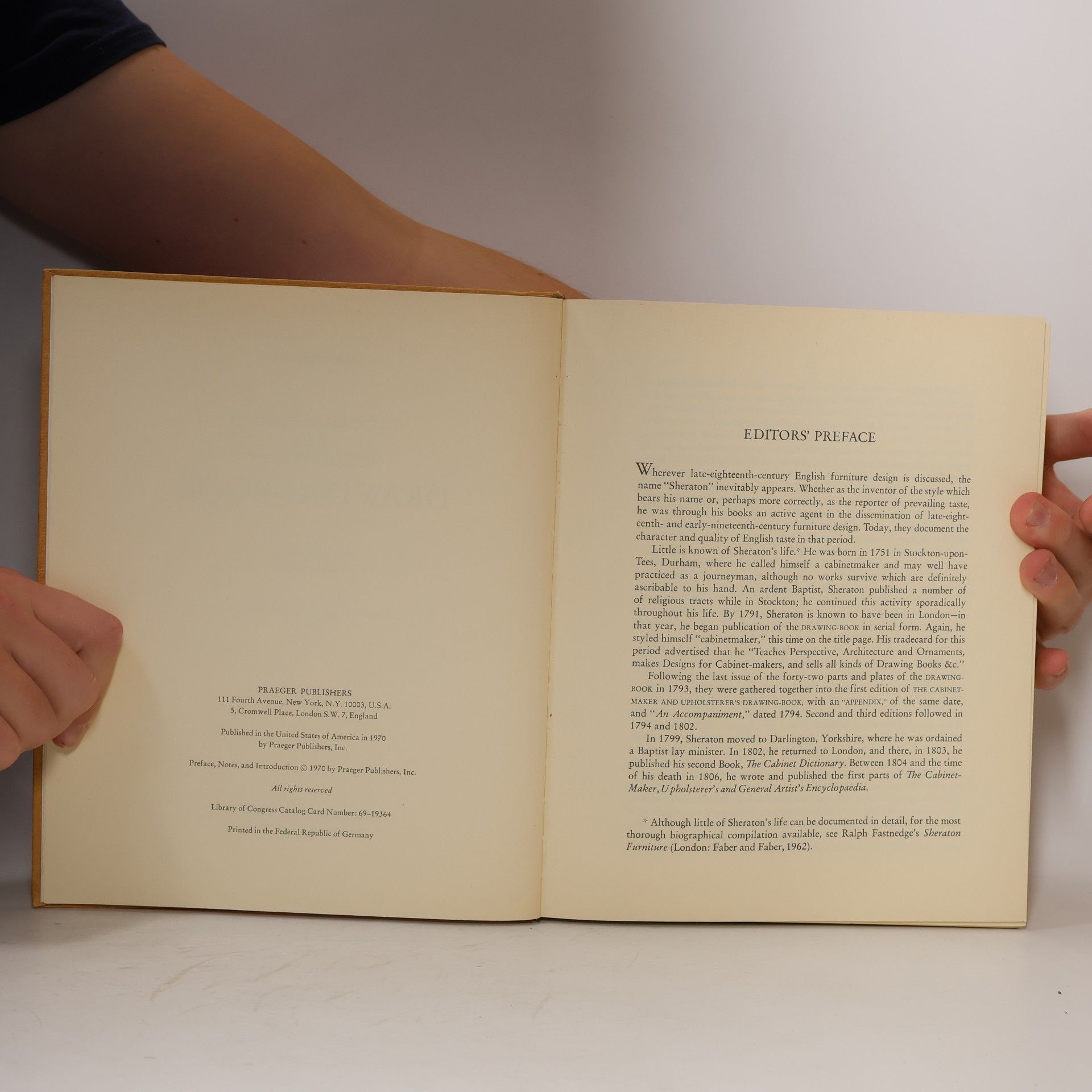 Thomas Sheraton The Cabinet-Maker and Upholsterer's Drawing-Book