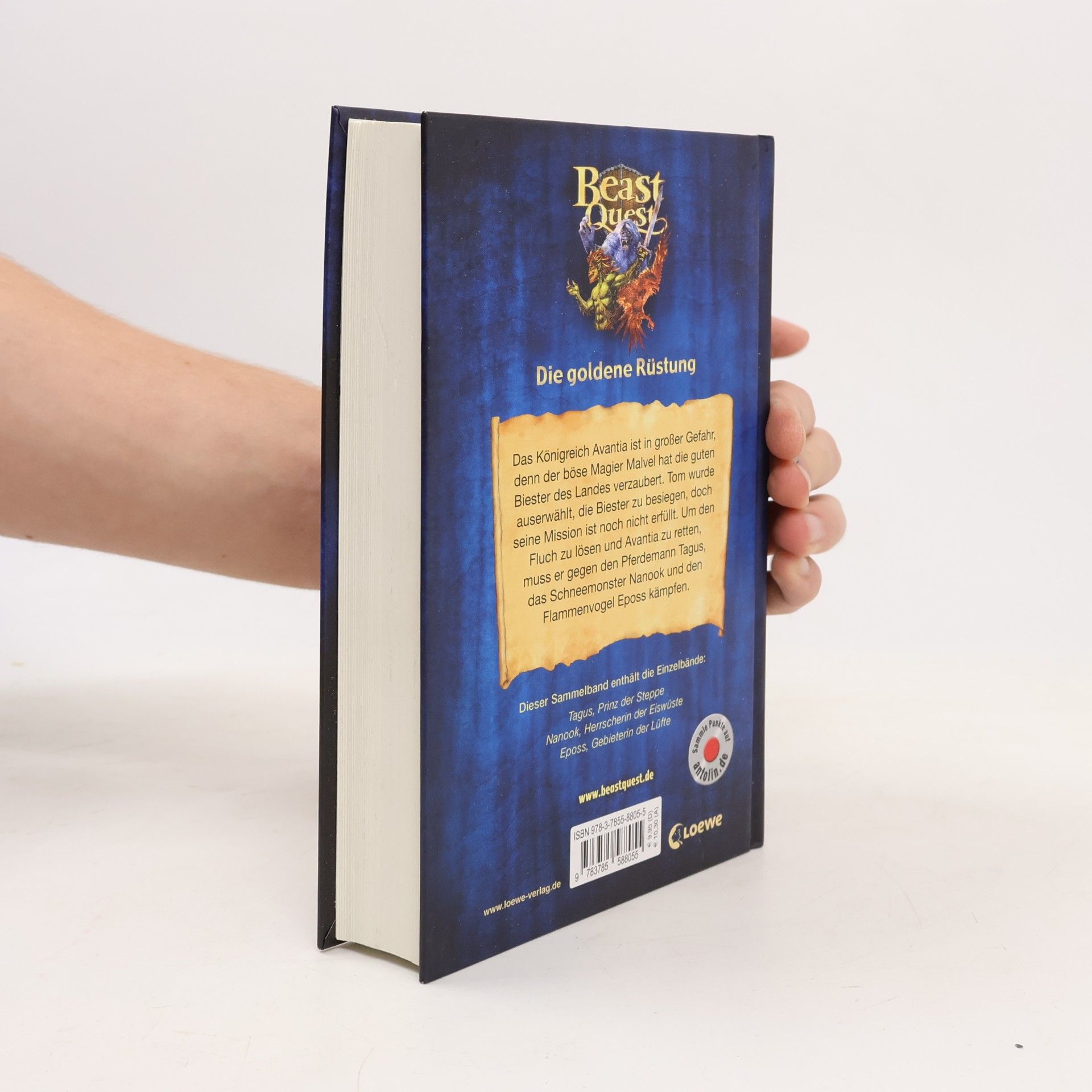 Adam Blade Beast Quest – die goldene Rüstung