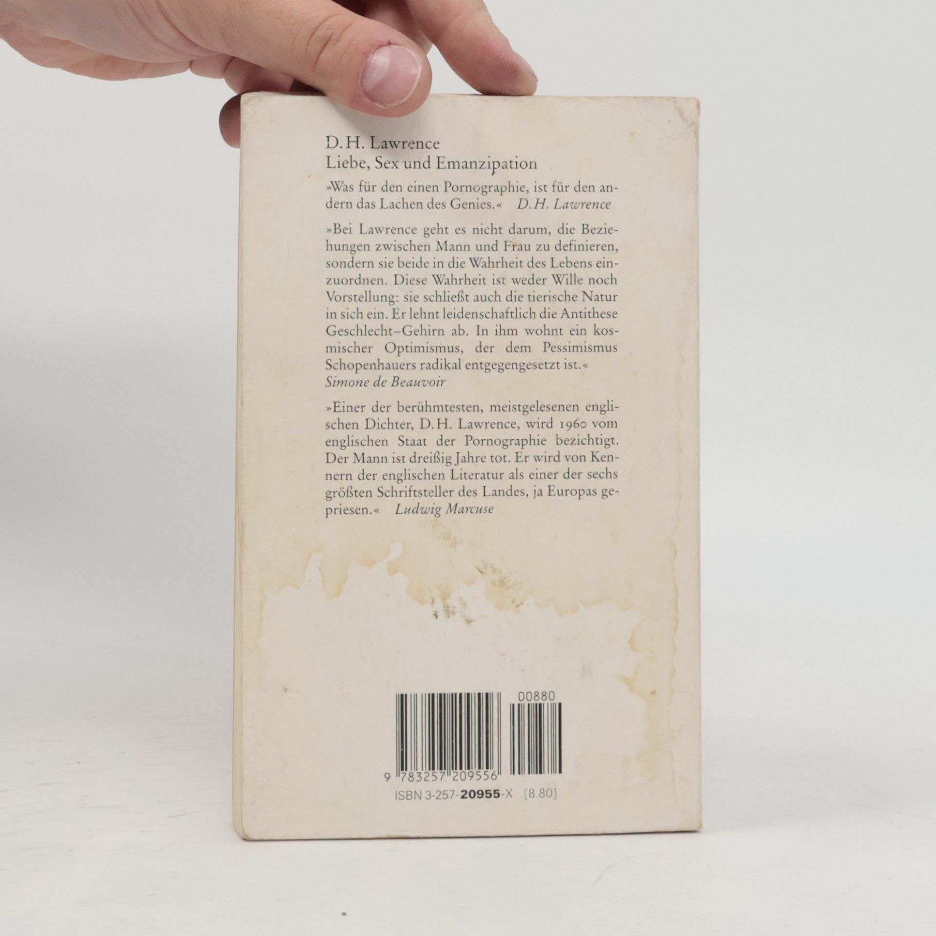 David Herbert Lawrence Liebe, Sex und Emanzipation