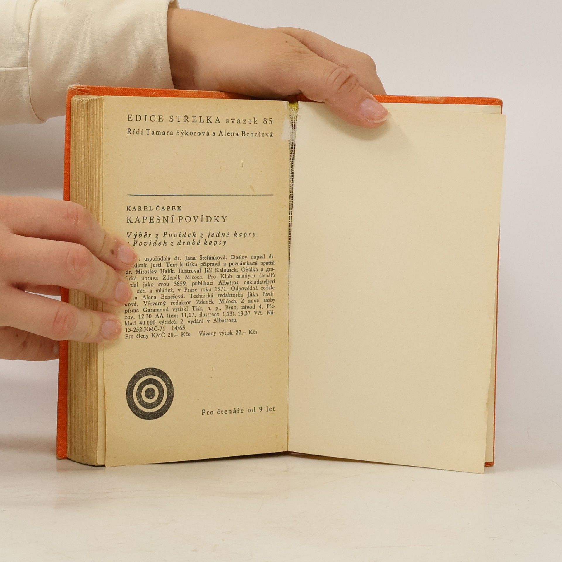 Karel Čapek Kapesní povídky. Výběr z Povídek z jedné a Povídek z druhé kapsy
