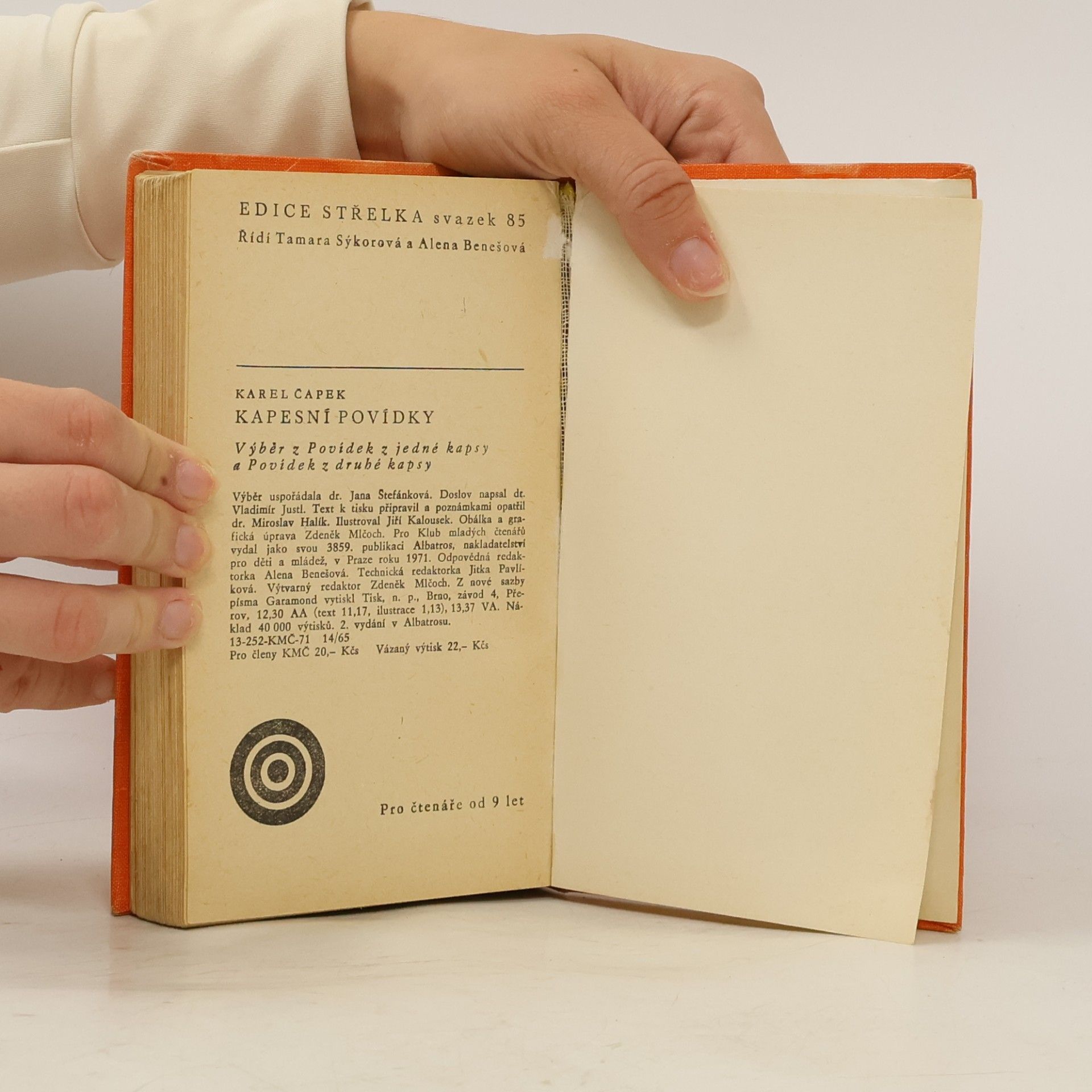 Karel Čapek Kapesní povídky. Výběr z Povídek z jedné a Povídek z druhé kapsy