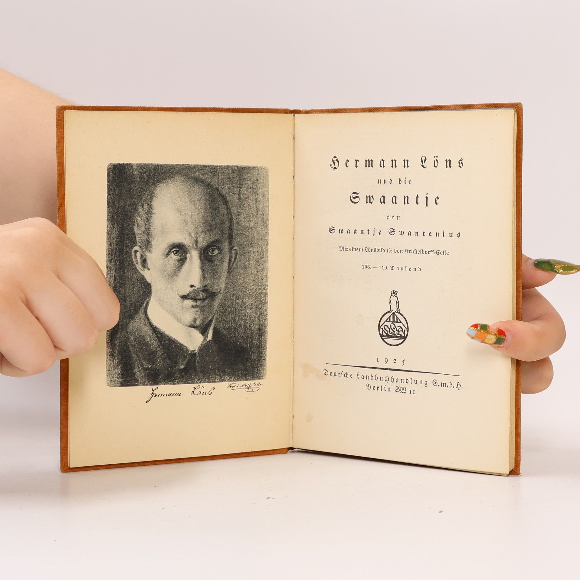 Swaantje Swantenius Hermann Löns und die Swaantje