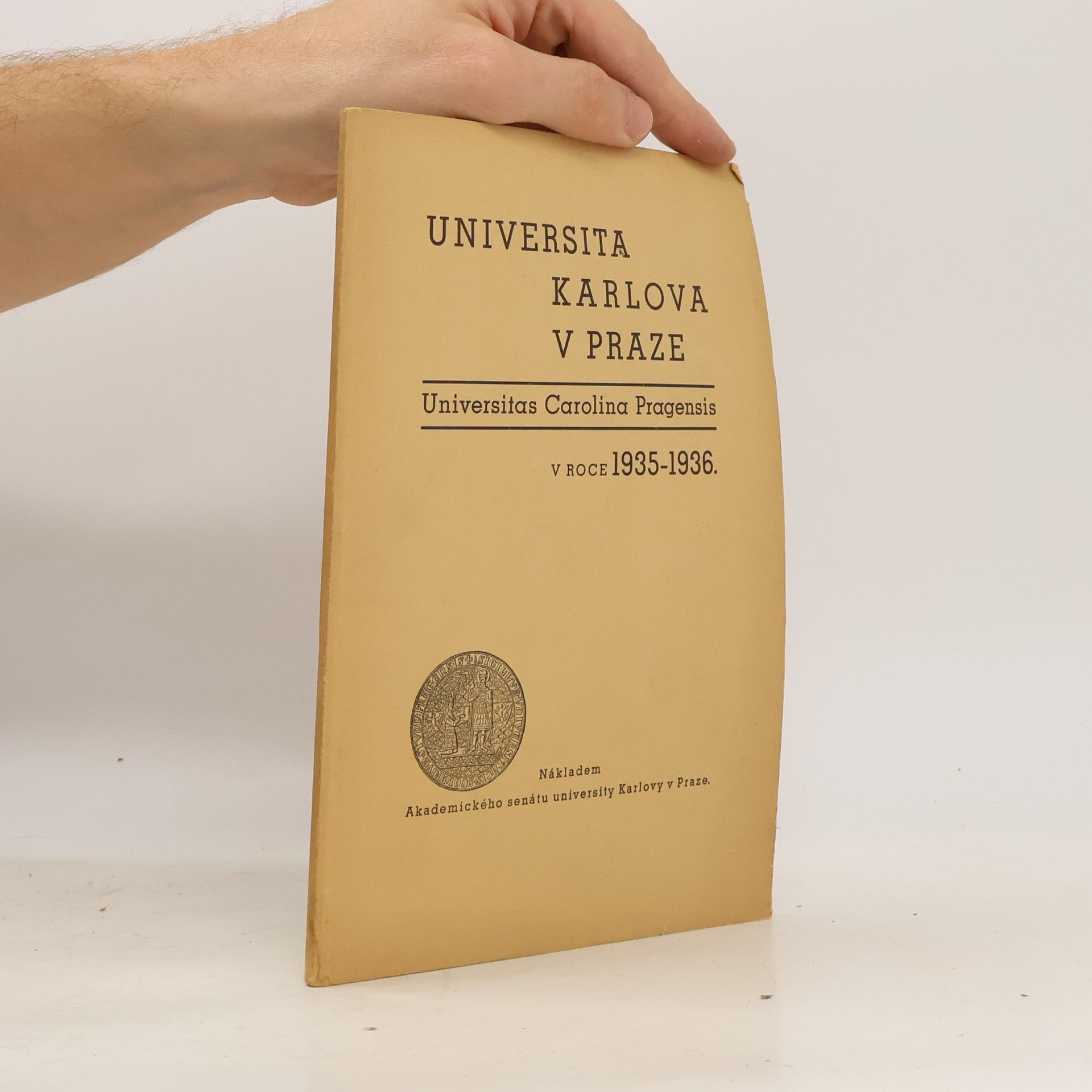 kolektiv Universita Karlova v Praze v roce 1935-1936