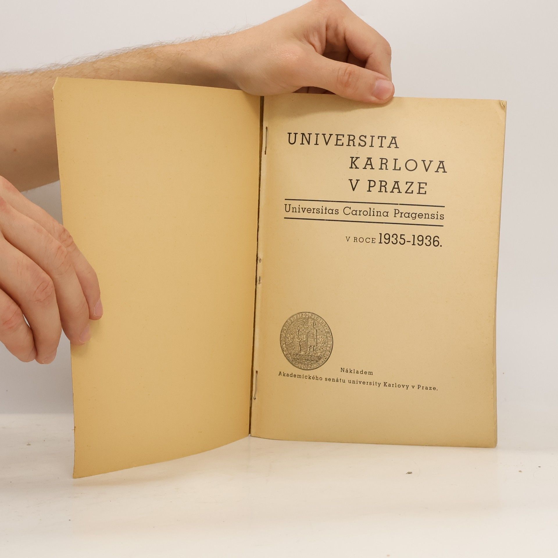 kolektiv Universita Karlova v Praze v roce 1935-1936