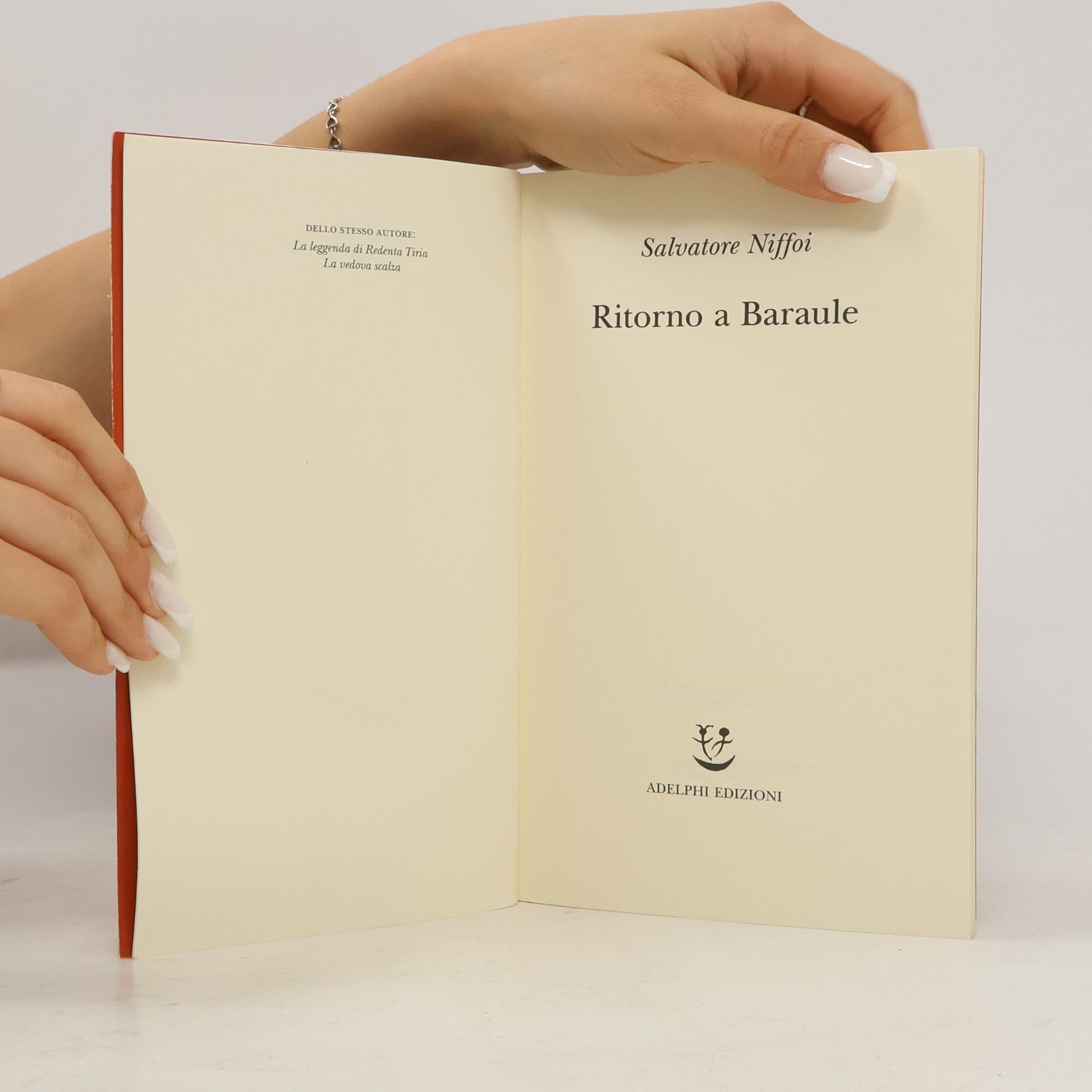 Salvatore Niffoi Ritorno a Baraule