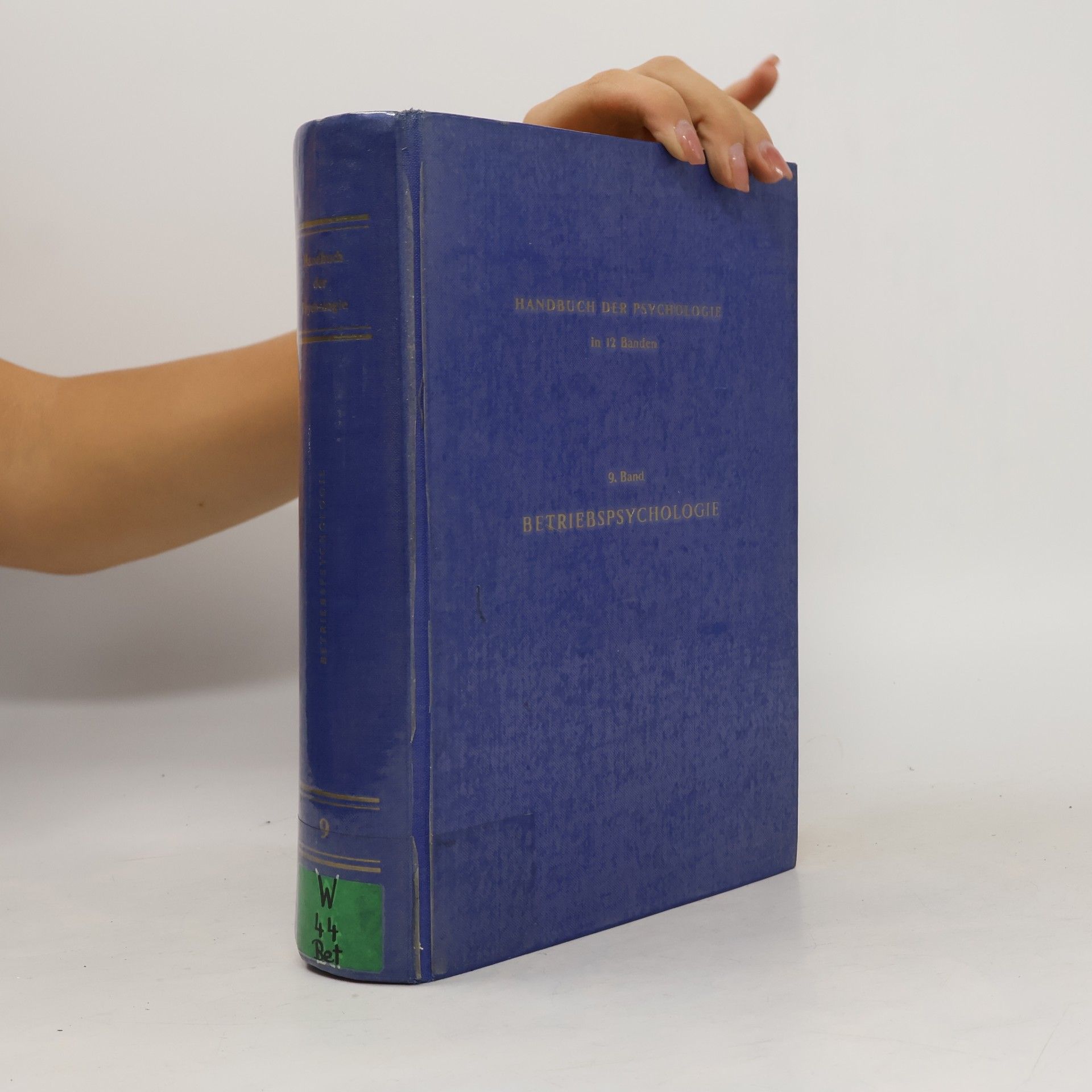 Handbuch der Psychologie 9