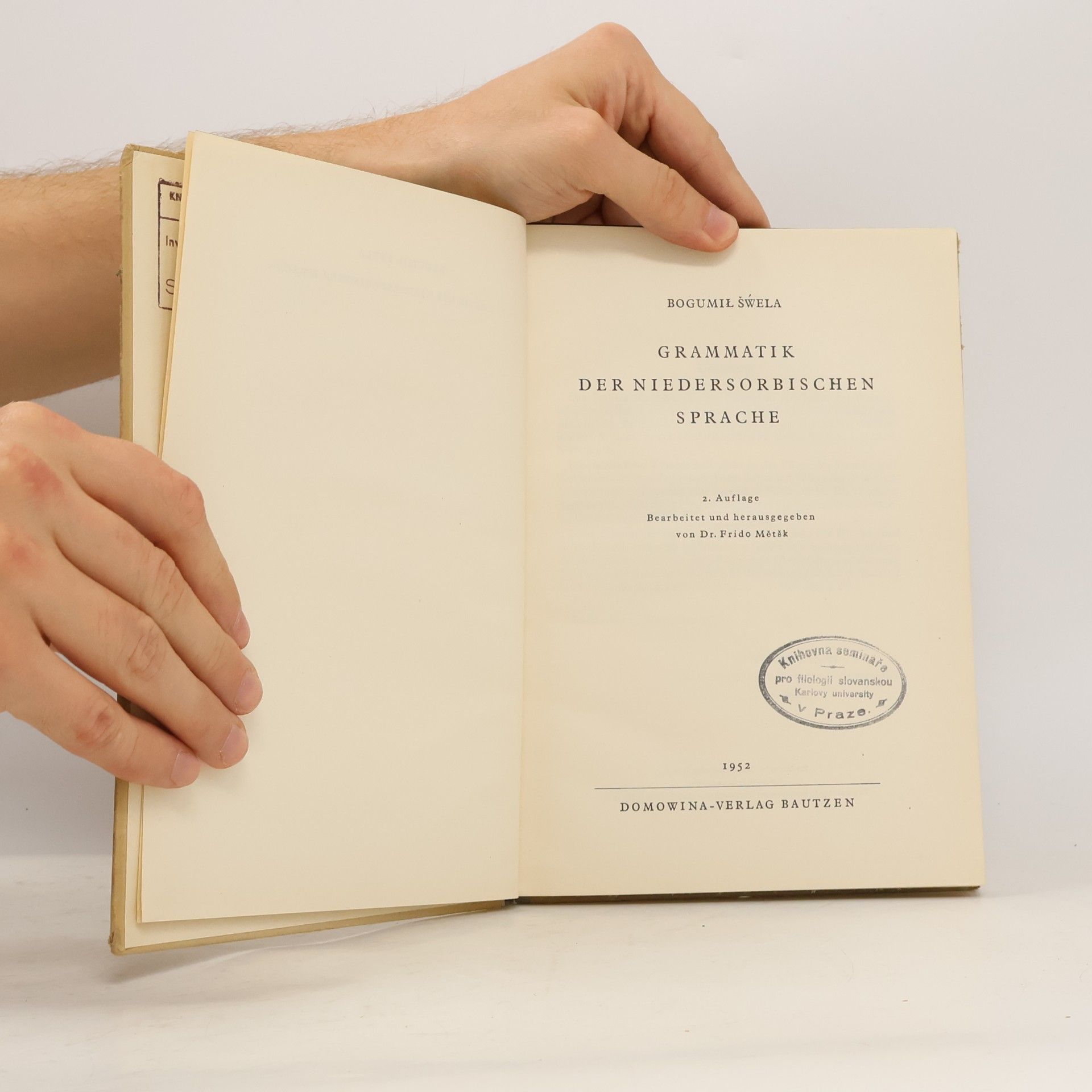 Bogumił Šwjela Grammatik der niedersorbischen Sprache