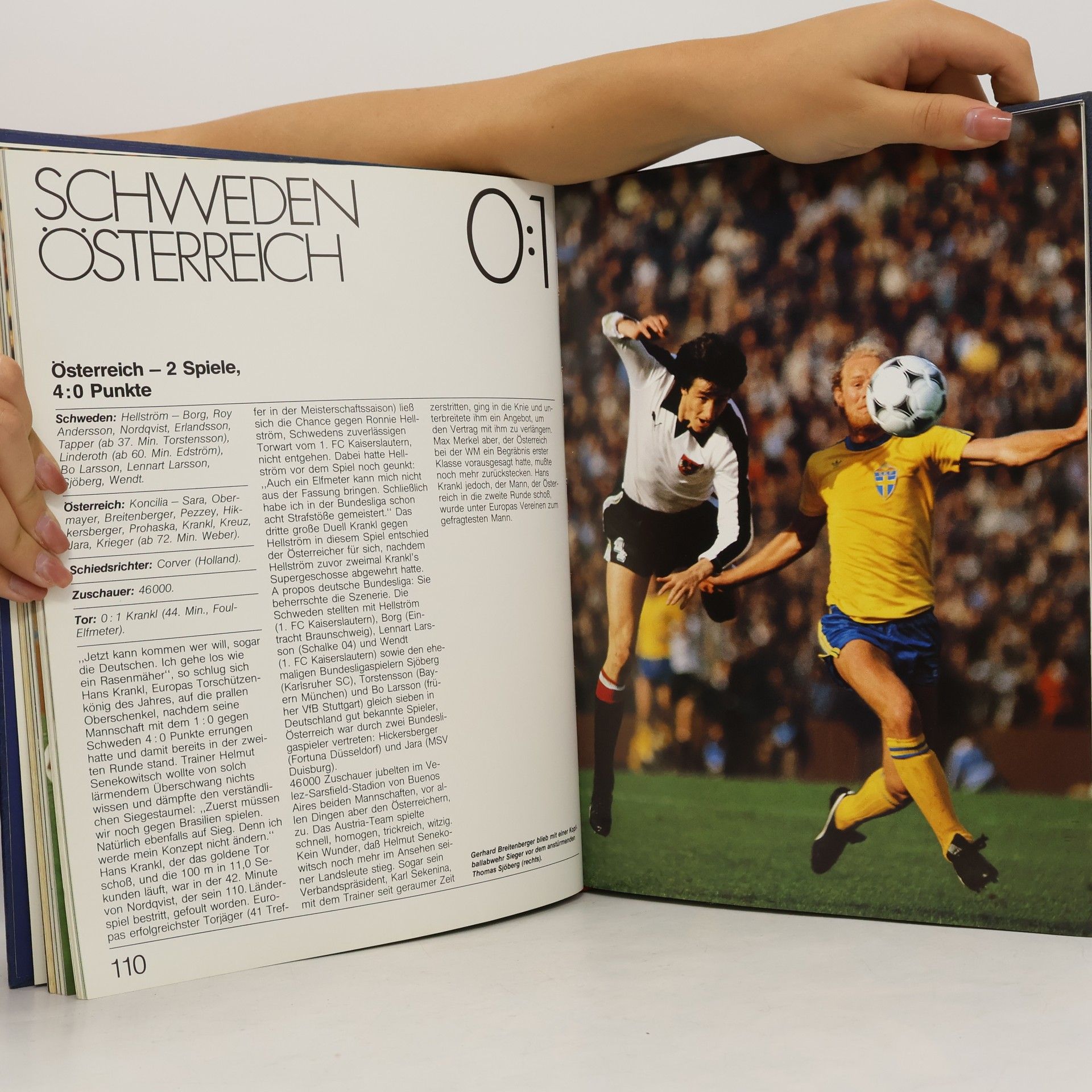 André Klaus Fischer Argentinien. Fussball Welt Meisterschaft 1978