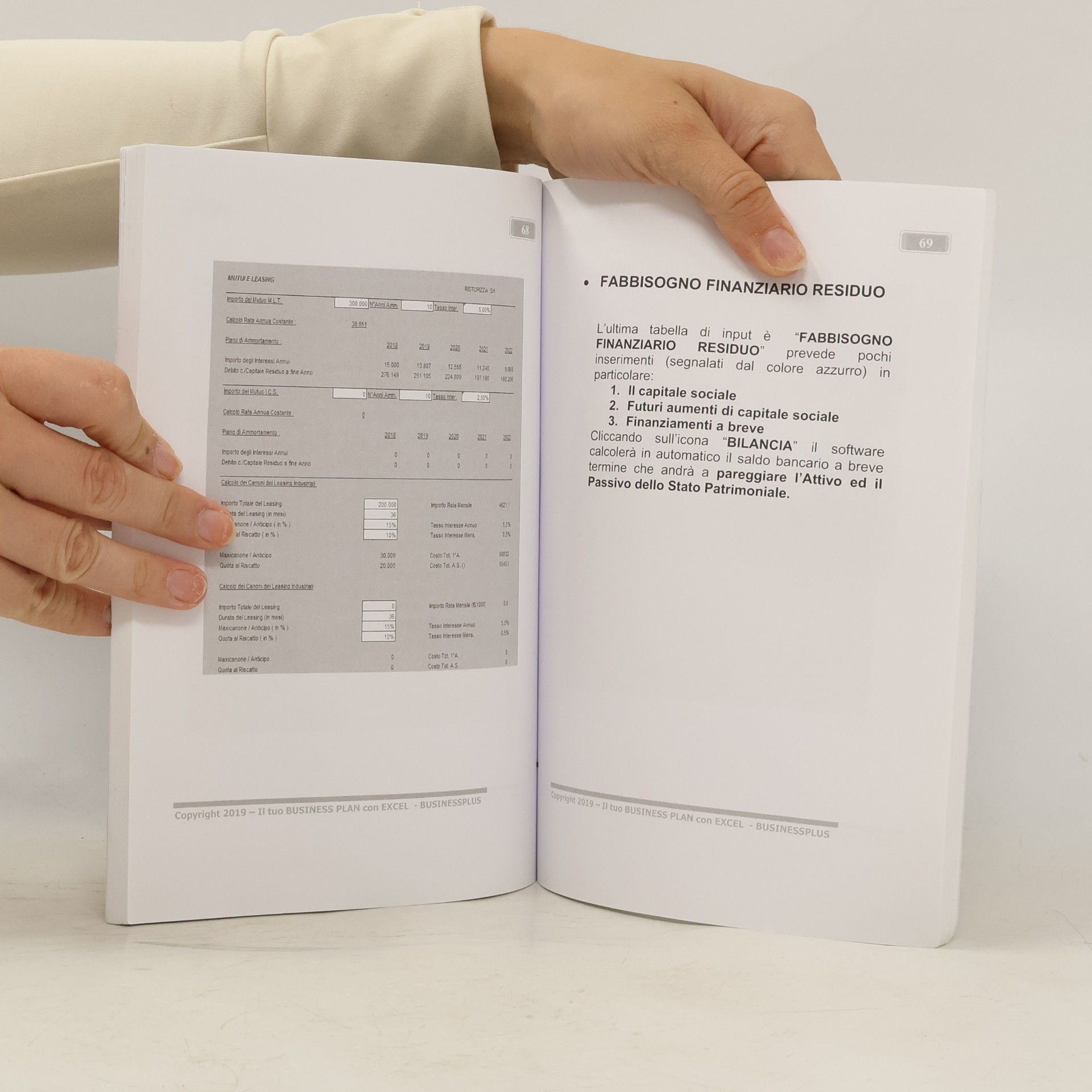 Gustavo Carbonara Il tuo BUSINESS PLAN con Excel