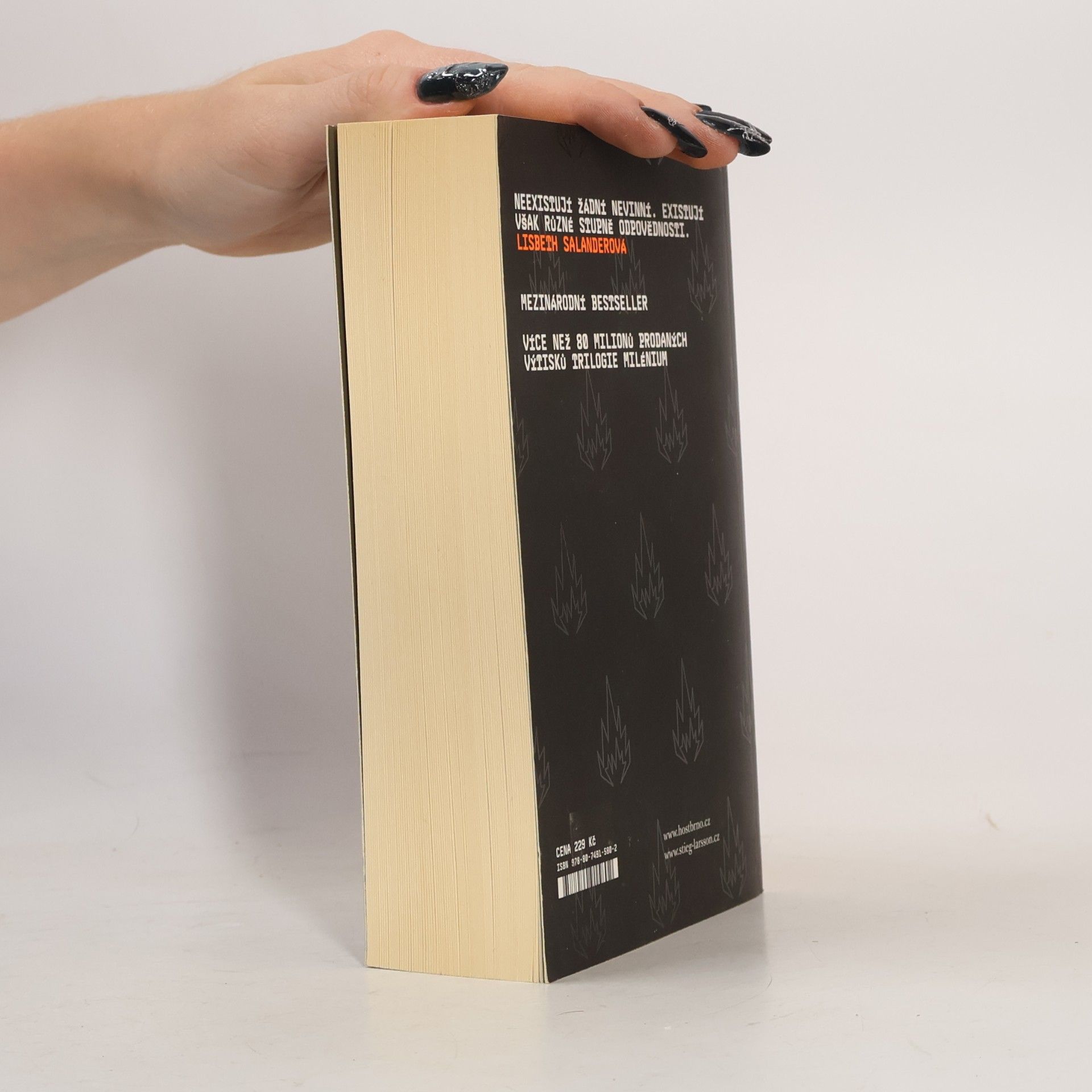 Stieg Larsson Dívka, která si hrála s ohněm