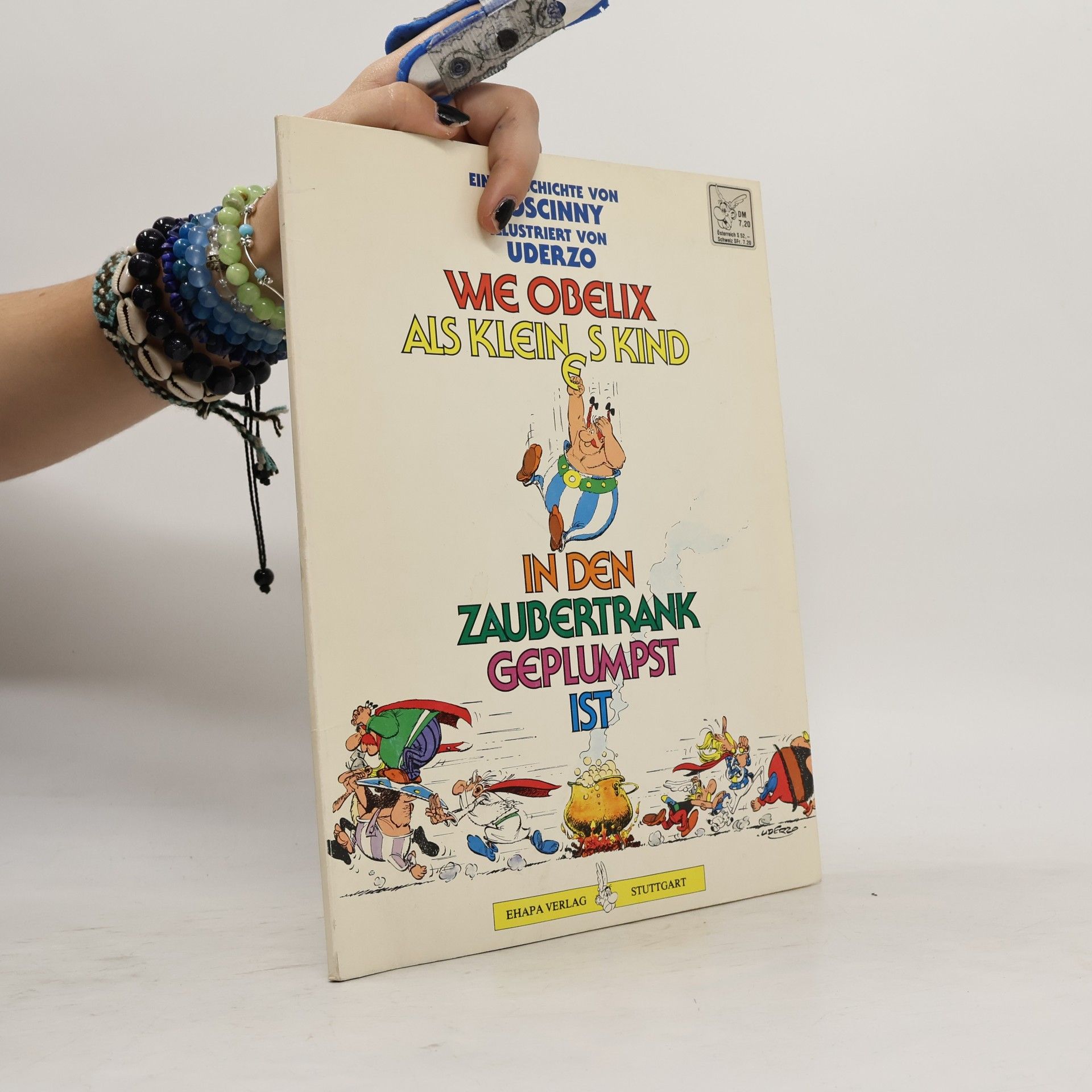 René Goscinny Wie Obelix als kleines Kind in den Zaubertrank geplumpst ist