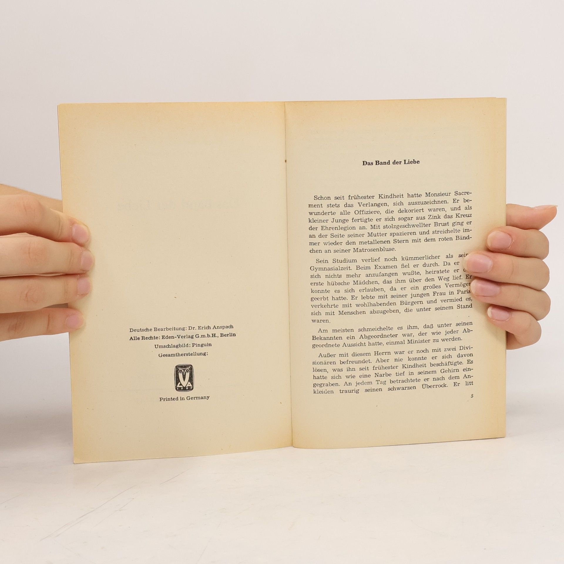 Guy de Maupassant Das Band der Liebe