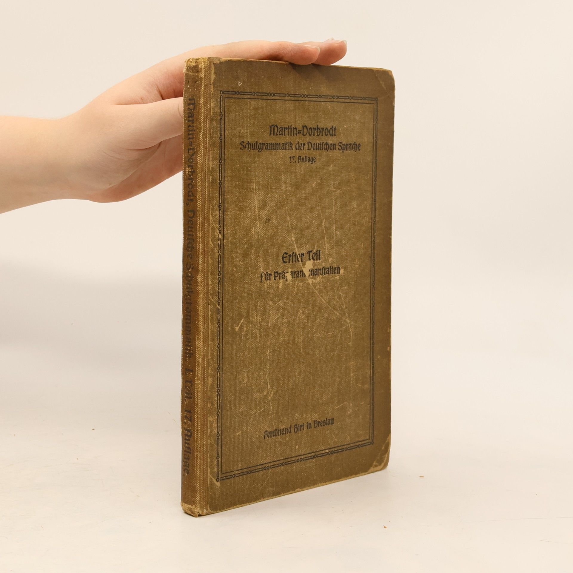 Martin Vorbrodt Schulgrammatik der Deutschen Sprache