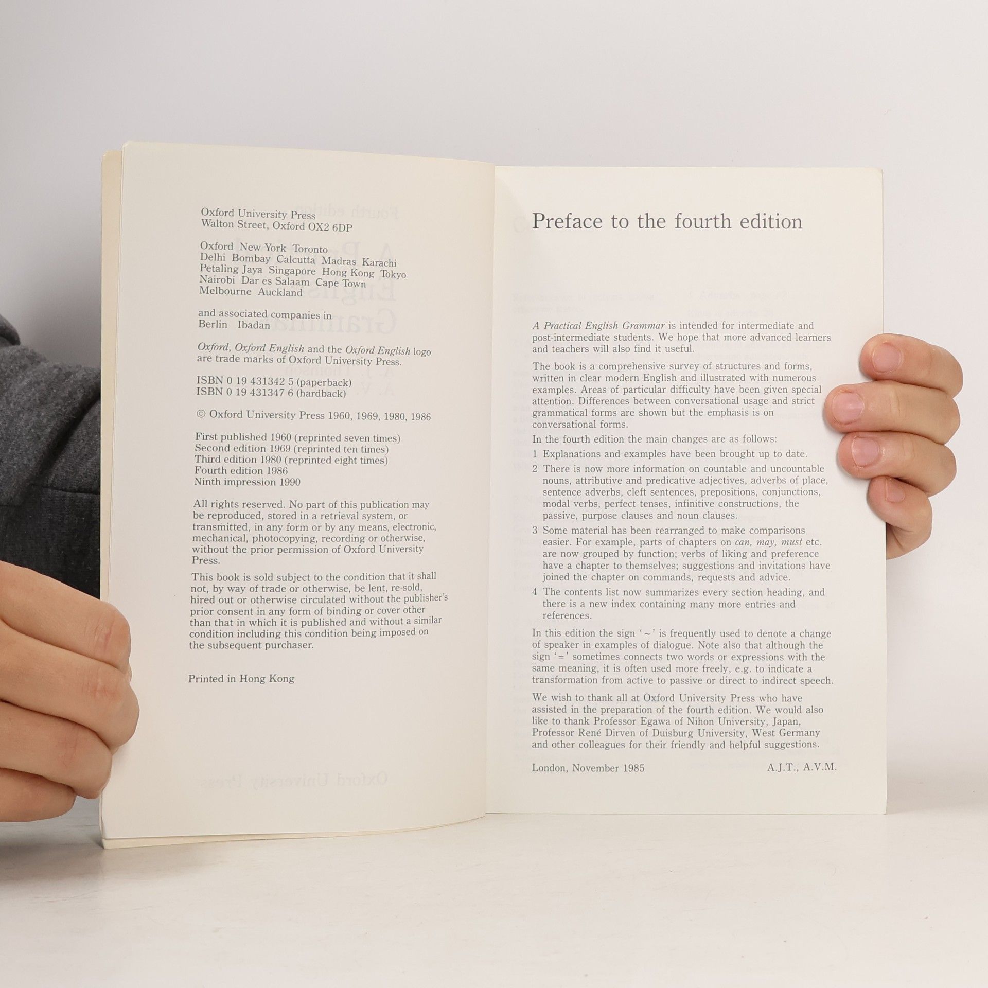 Audrey Jean Thomson A Practical English Grammar (4. Edition)