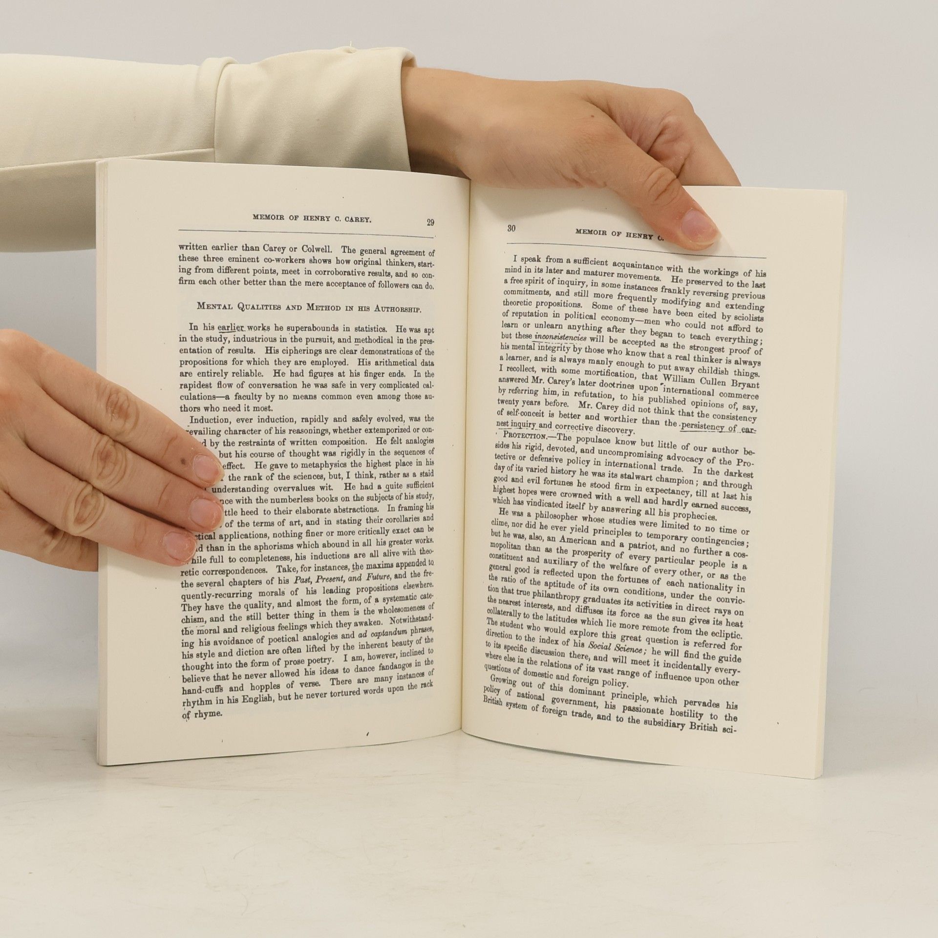 Elder, William A Memoir of Henry C. Carey
