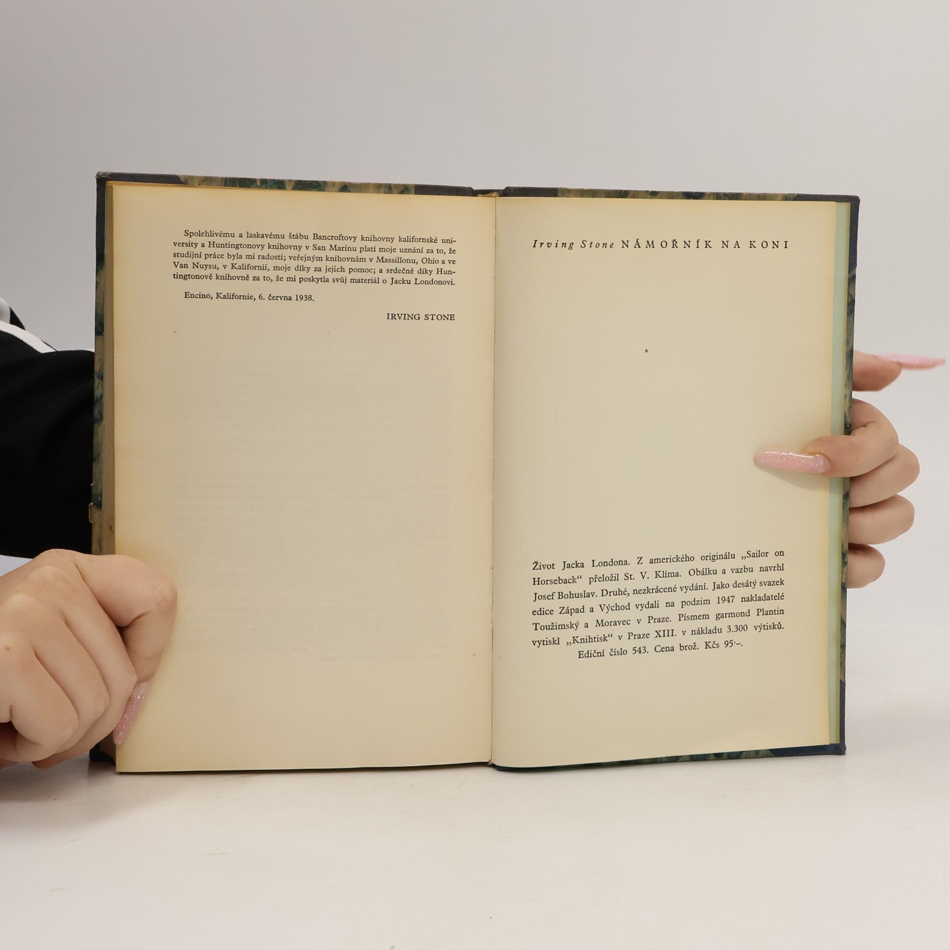 Irving Stone Jack London. Námořník na koni