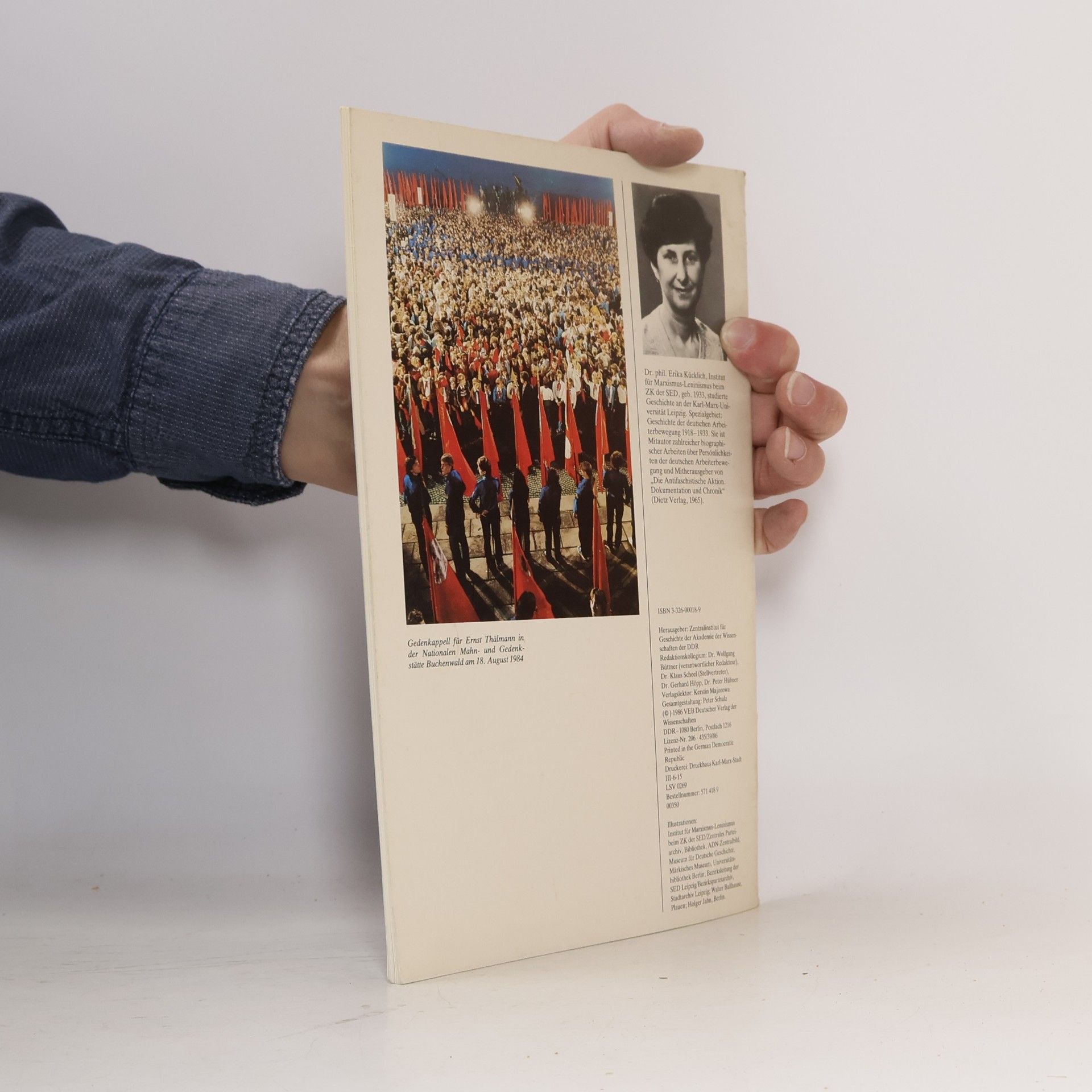 Erika Kücklich Illustrierte Historische Hefte - 41: Ernst Thälmann und die Reichspräsidentenwahl 1932
