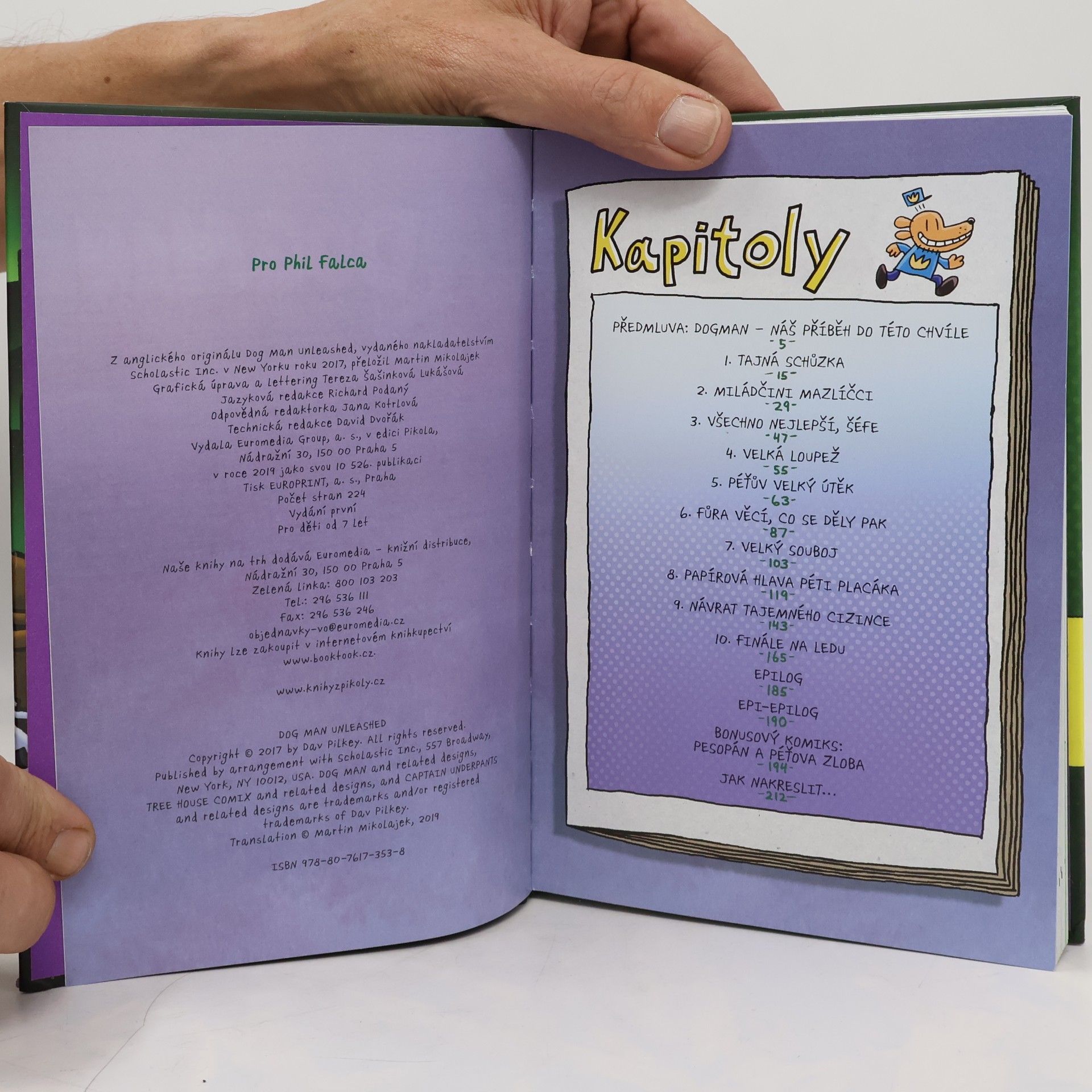 Dav Pilkey Dogman utržený ze řetězu