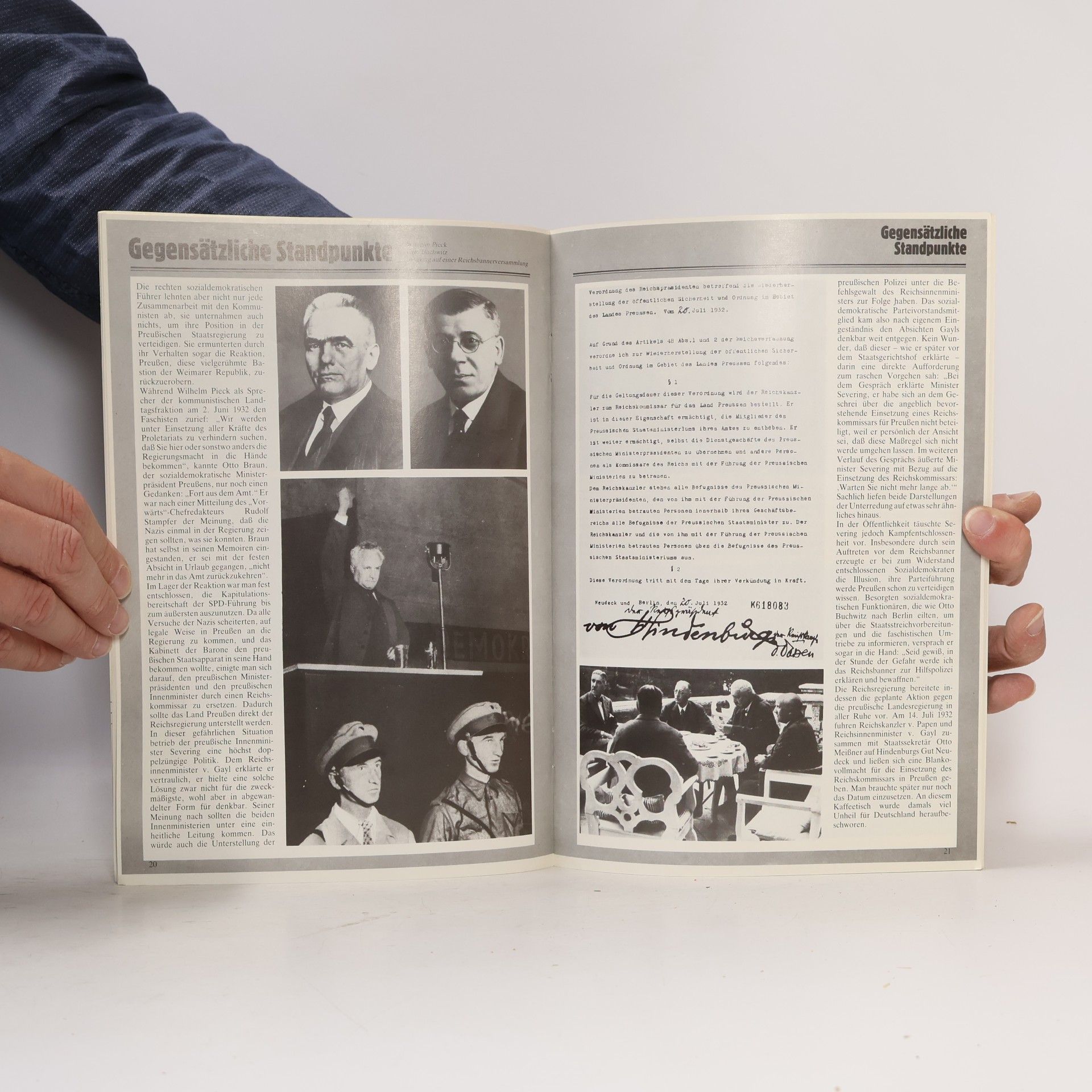 Heinz-Joachim Petzold Generalprobe für Hitler