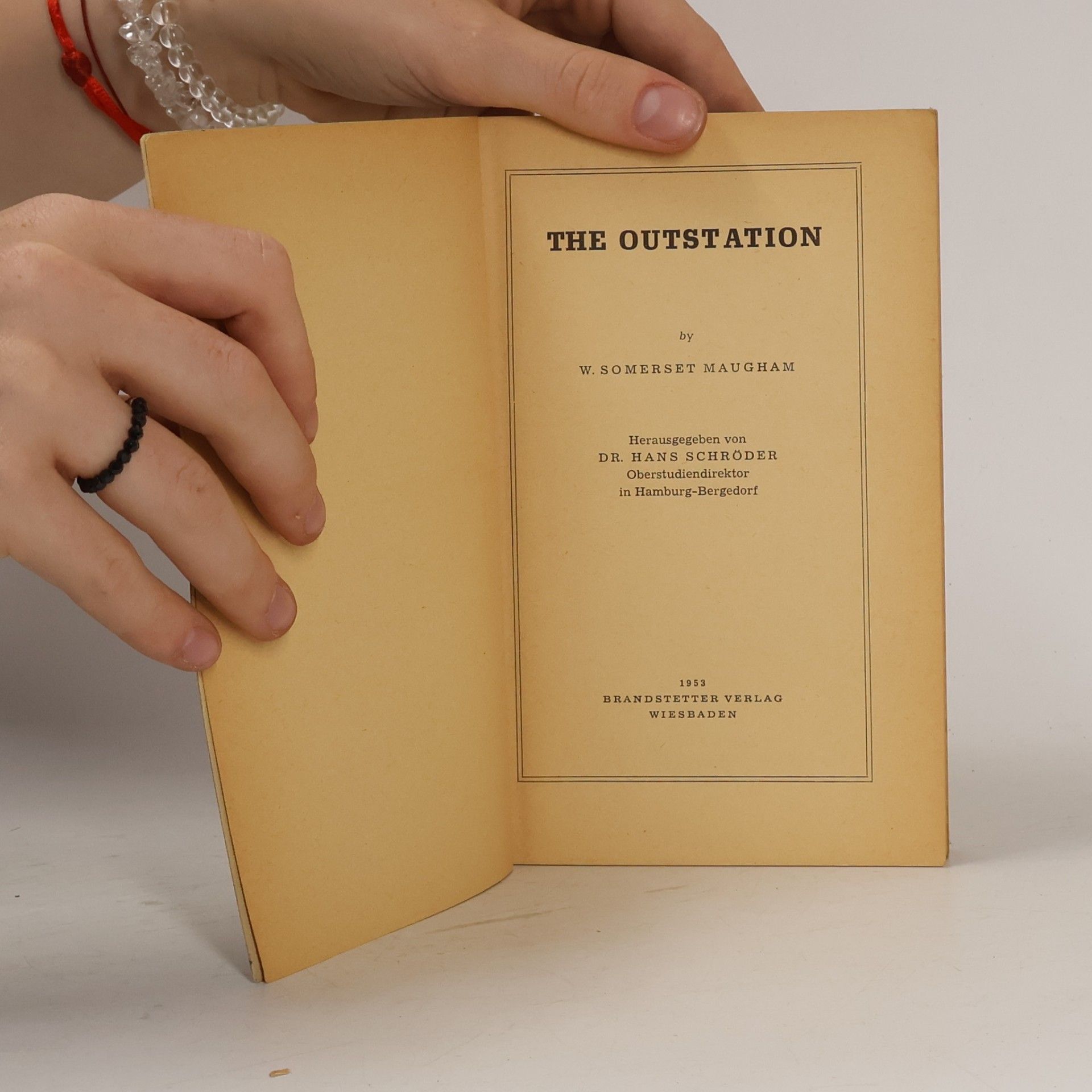 W Somerset Maugham The Outstation