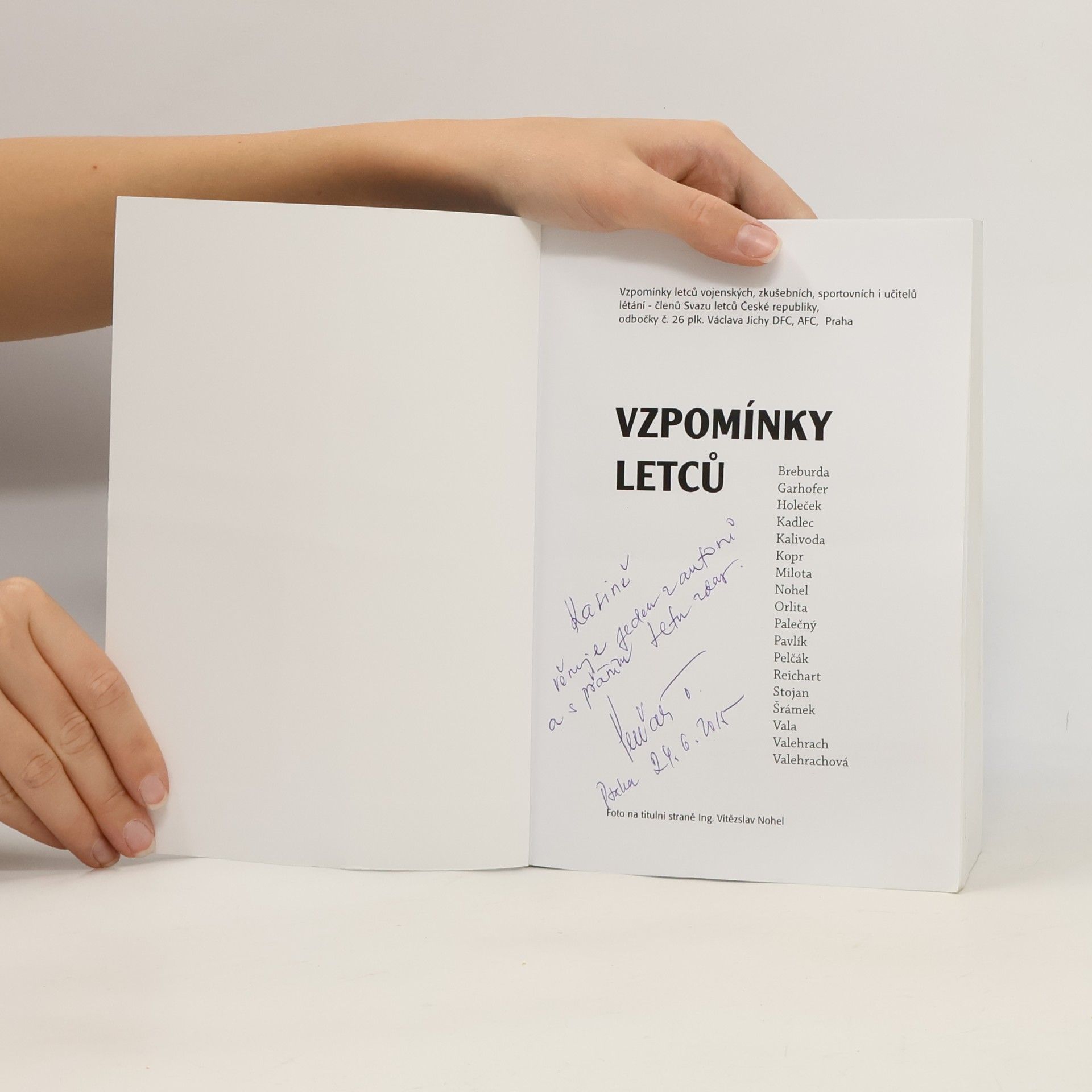 kolektiv Vzpomínky letců