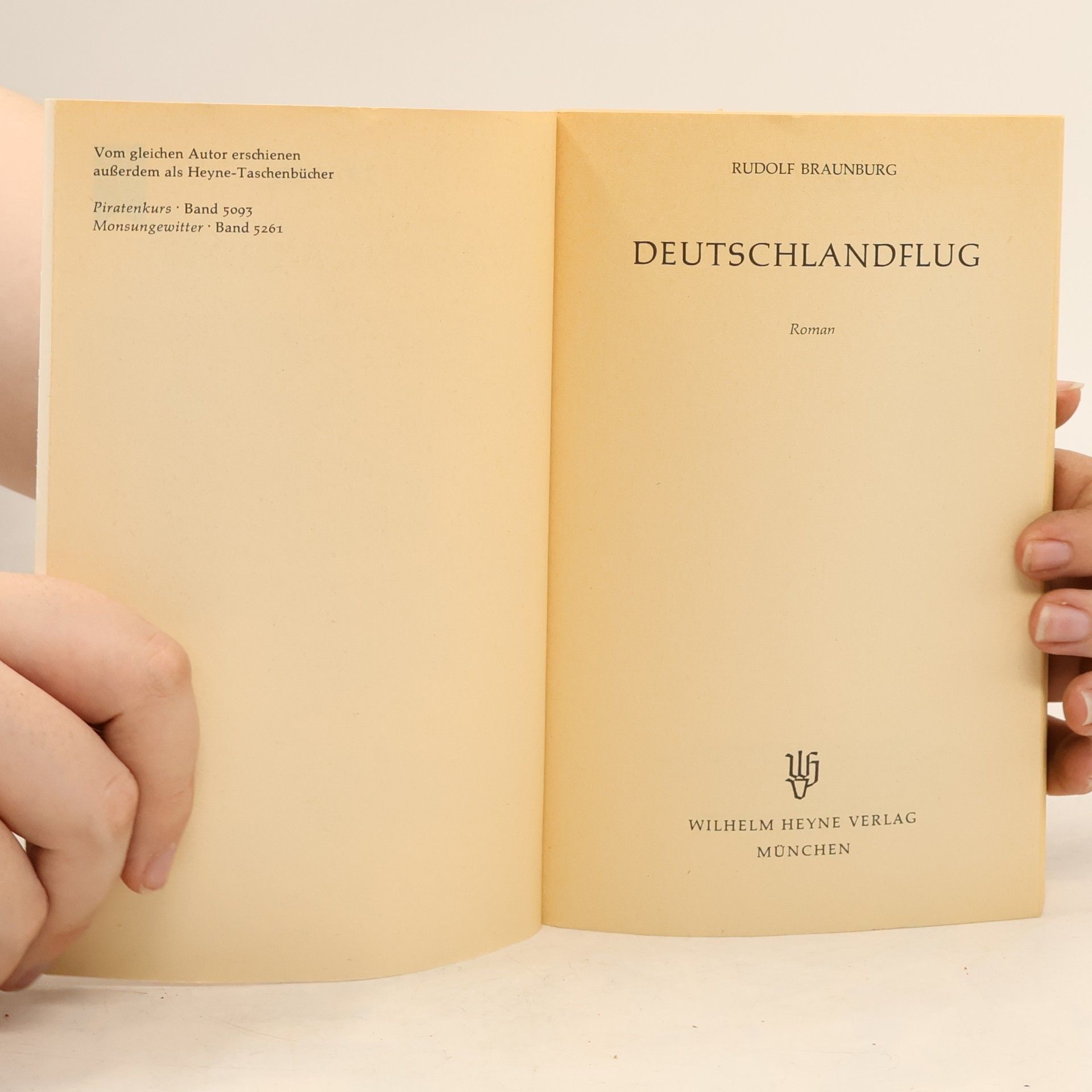 Rudolf Braunburg Deutsch land Flug