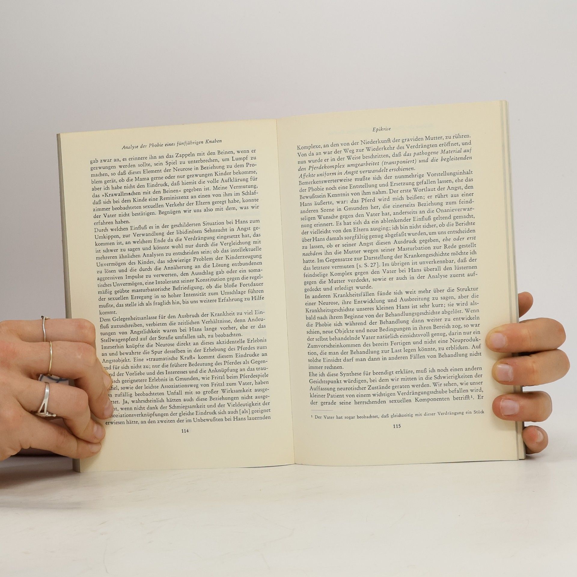 Sigmund Freud Zwei Kinderneurosen VIII.